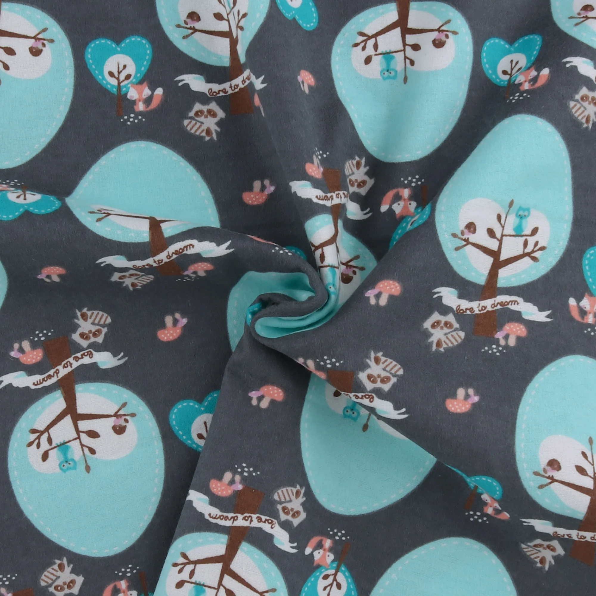 Printed Flannelette CHELSEA - 1533 - Grey - Image 2