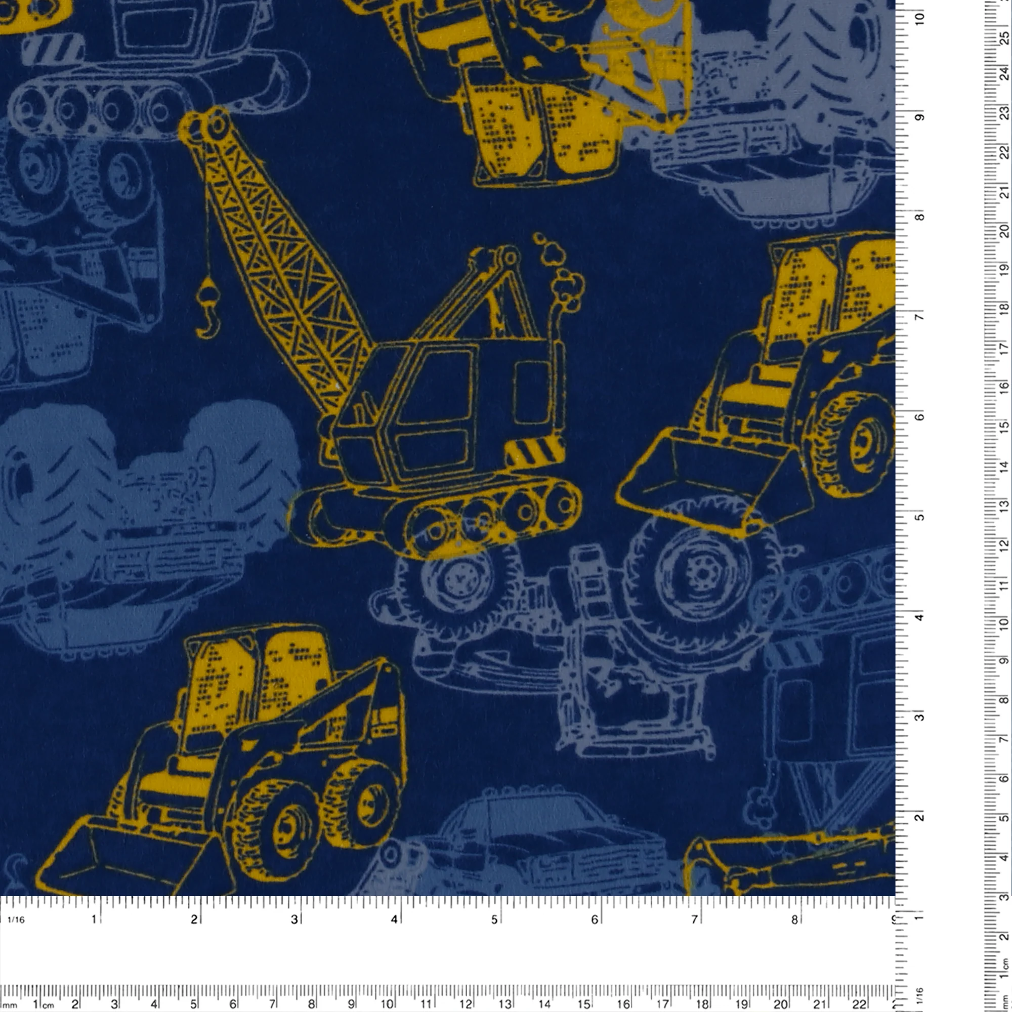 Printed Flannelette CHELSEA - 1545 - Blue - Image 3