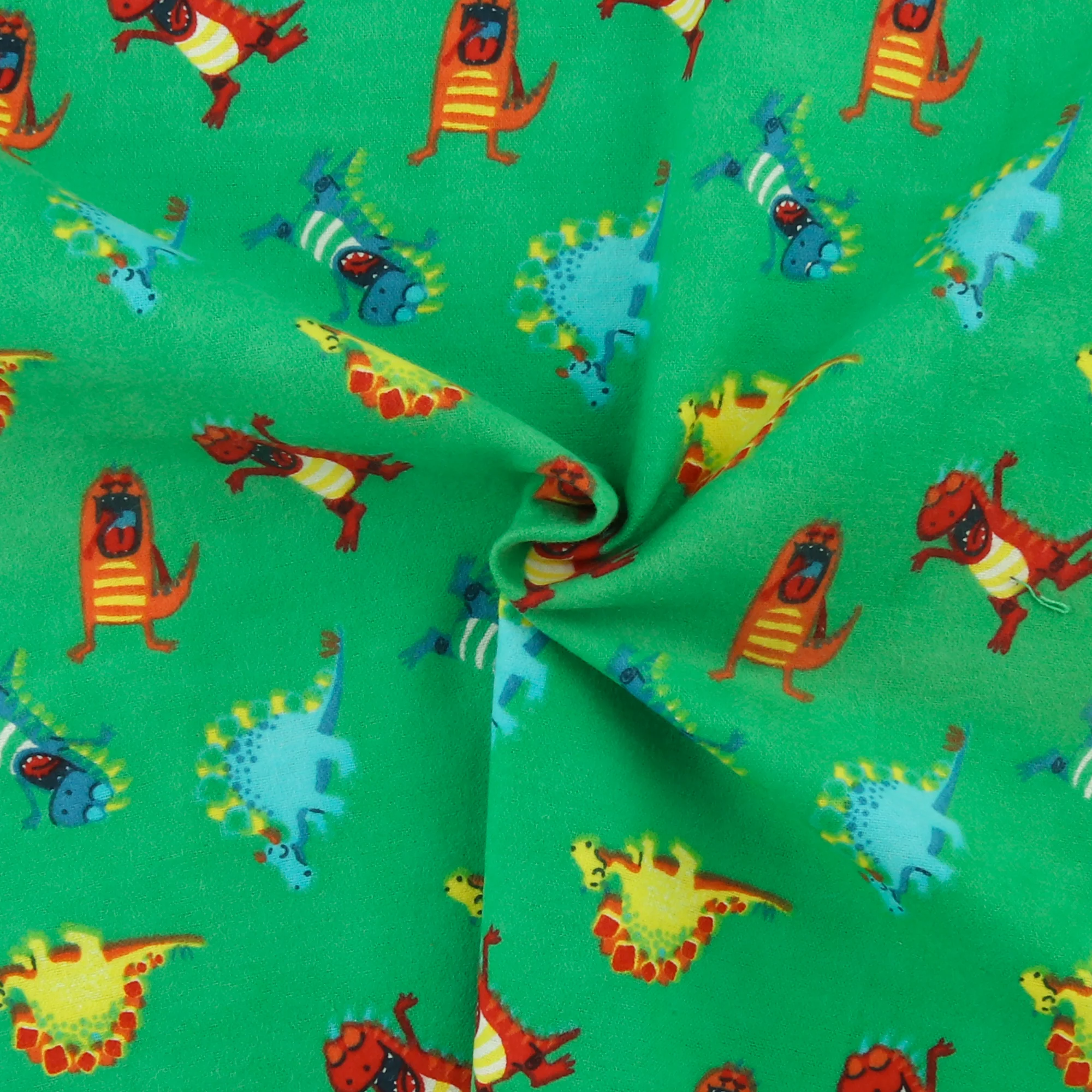 Printed Flannelette CHELSEA - 1564 - Green - Image 2