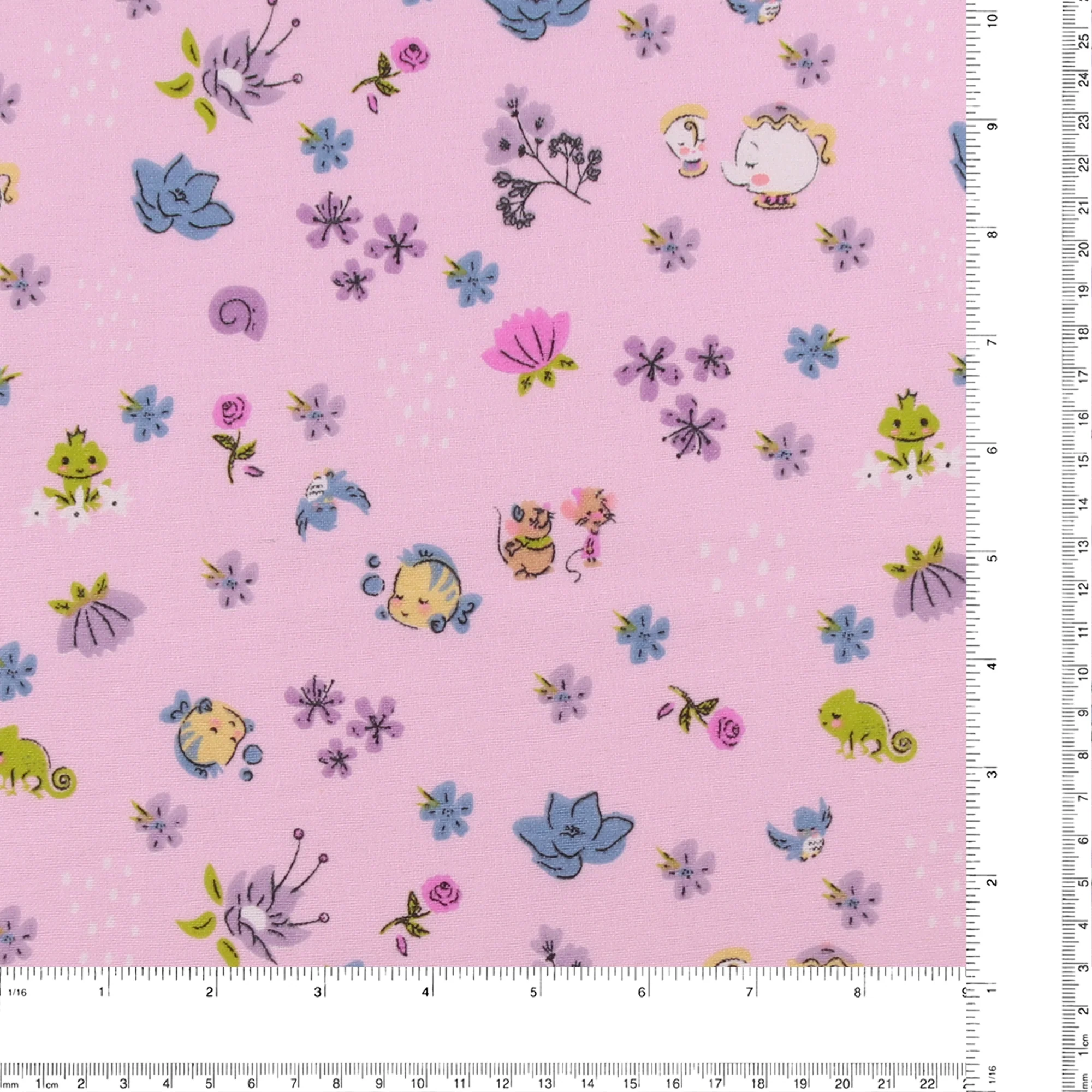 Printed Flannelette CHELSEA - 1575 - Light Pink - Image 3