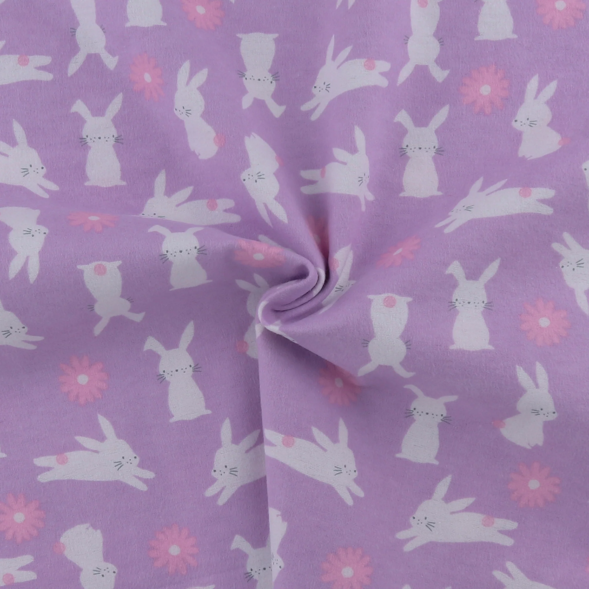 Printed Flannelette CHELSEA - 1593 - Lilac - Image 2