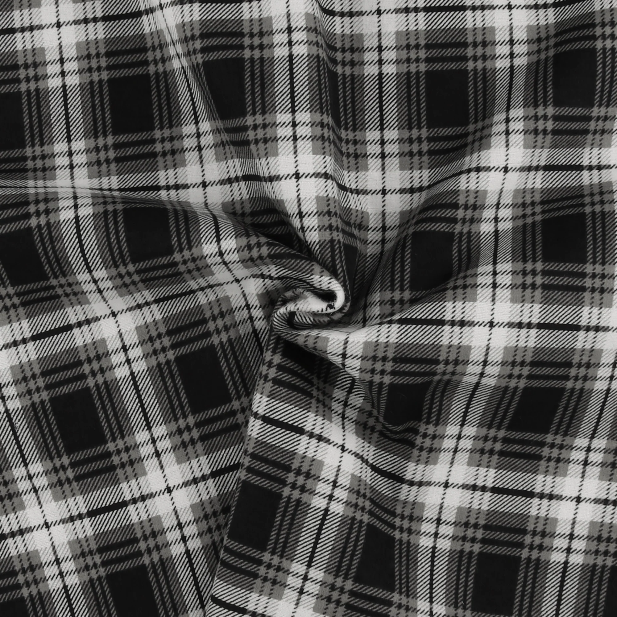 Printed Flannelette CHELSEA - 1608 - Black - Image 2