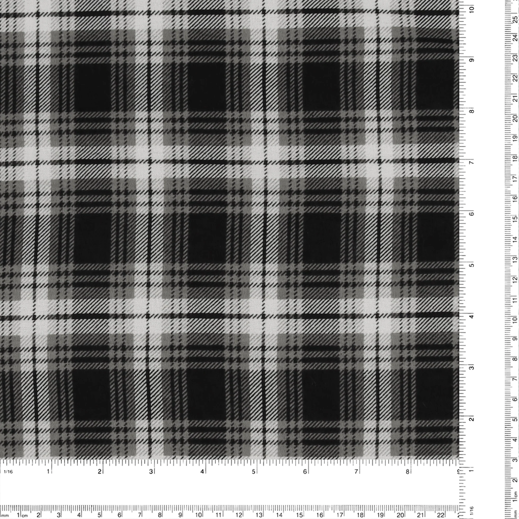 Printed Flannelette CHELSEA - 1608 - Black - Image 3