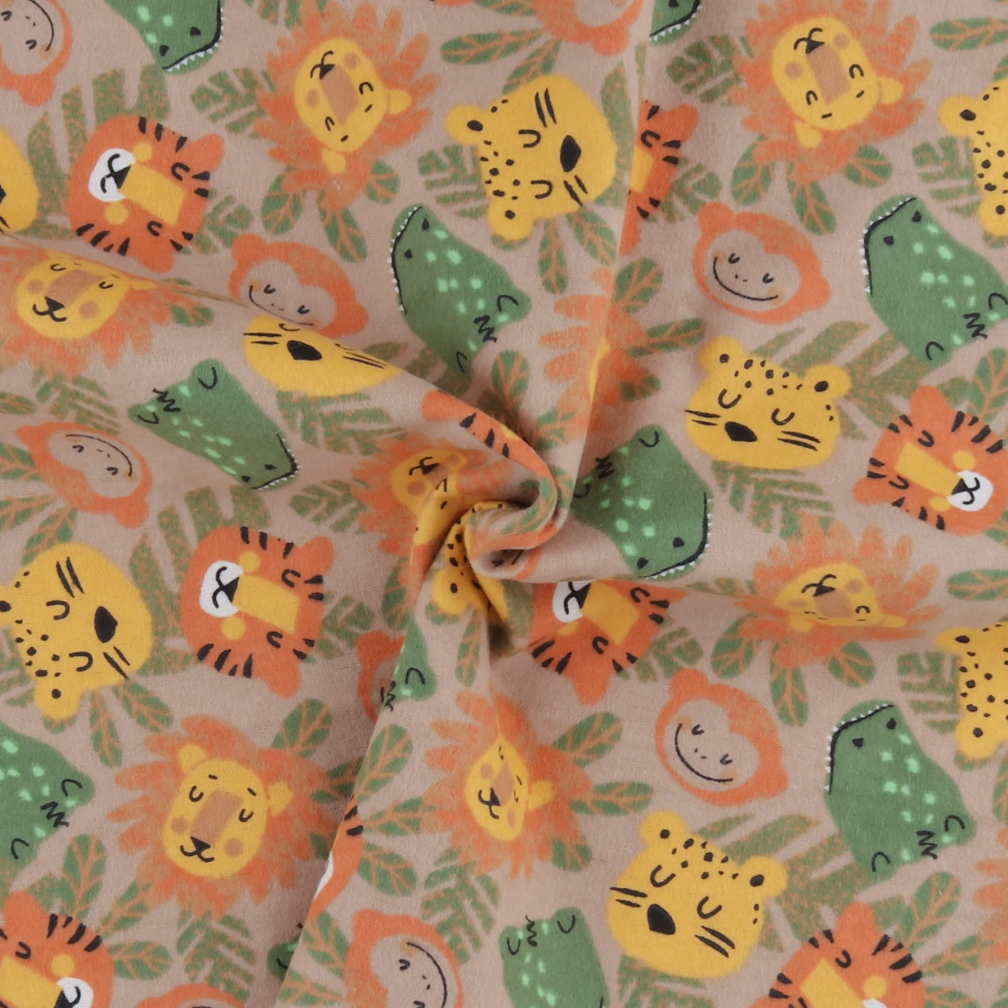 Printed Flannelette CHELSEA - 1614 - Sand - Image 2