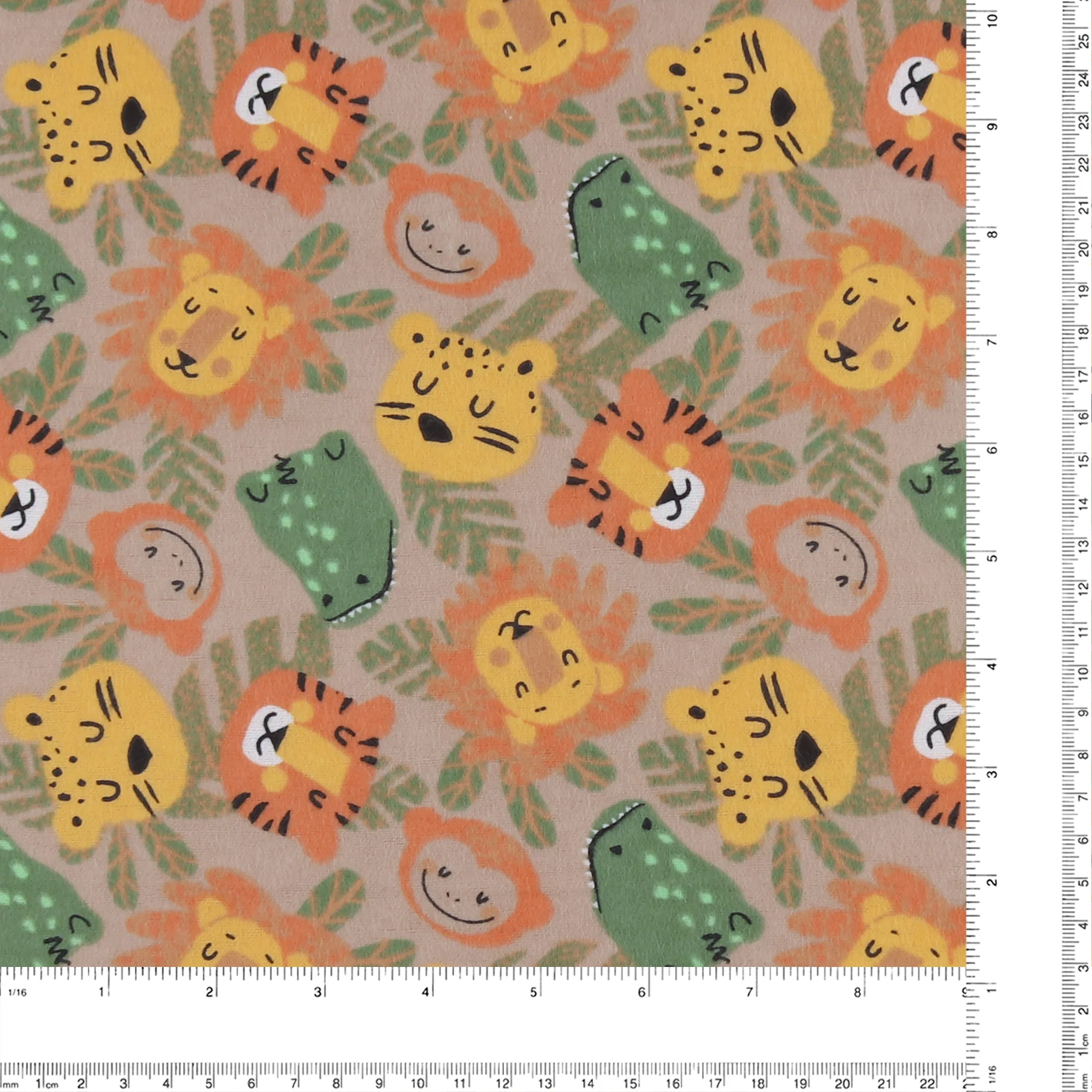 Printed Flannelette CHELSEA - 1614 - Sand - Image 3
