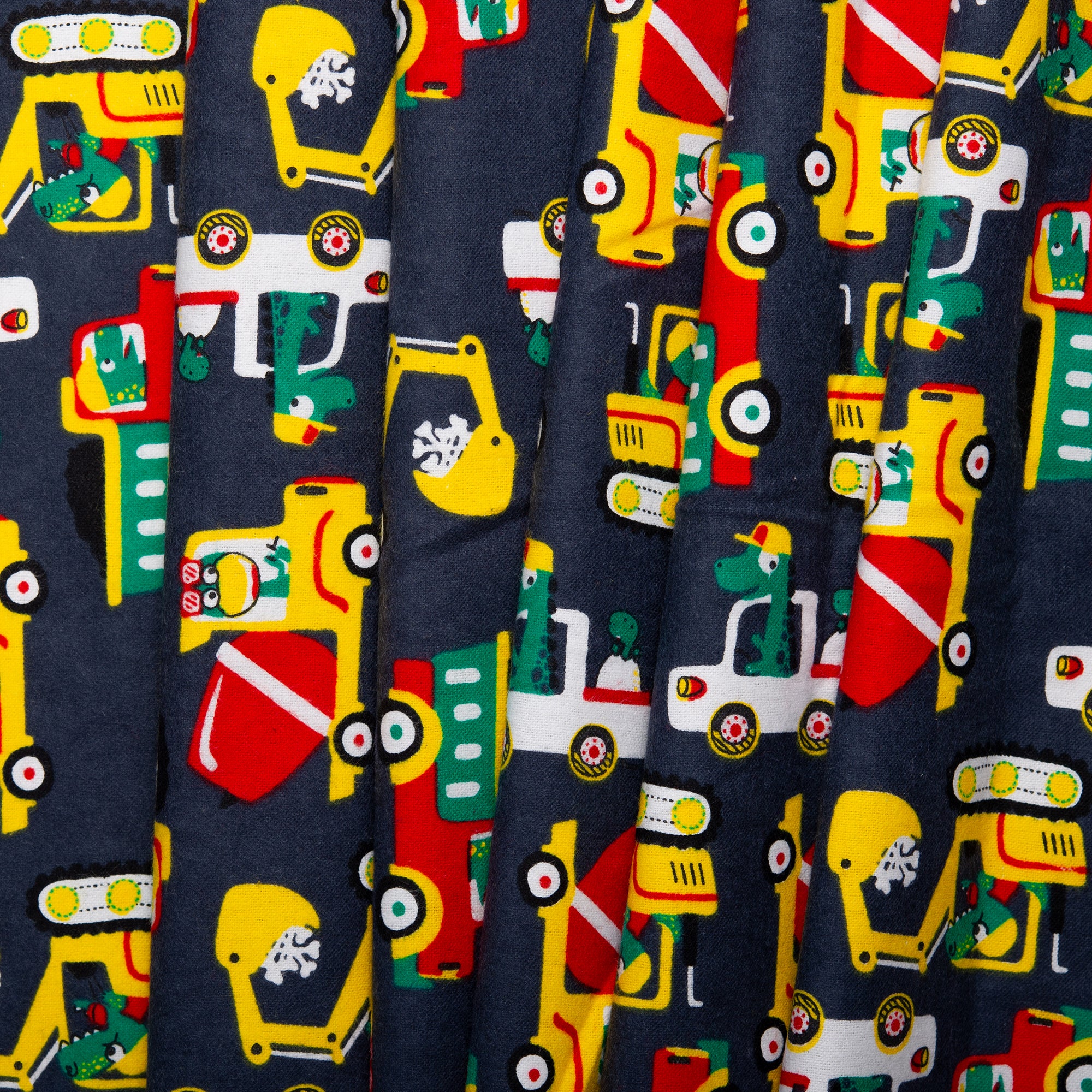 Printed Flannelette CHELSEA - Trucks - Navy - Image 3