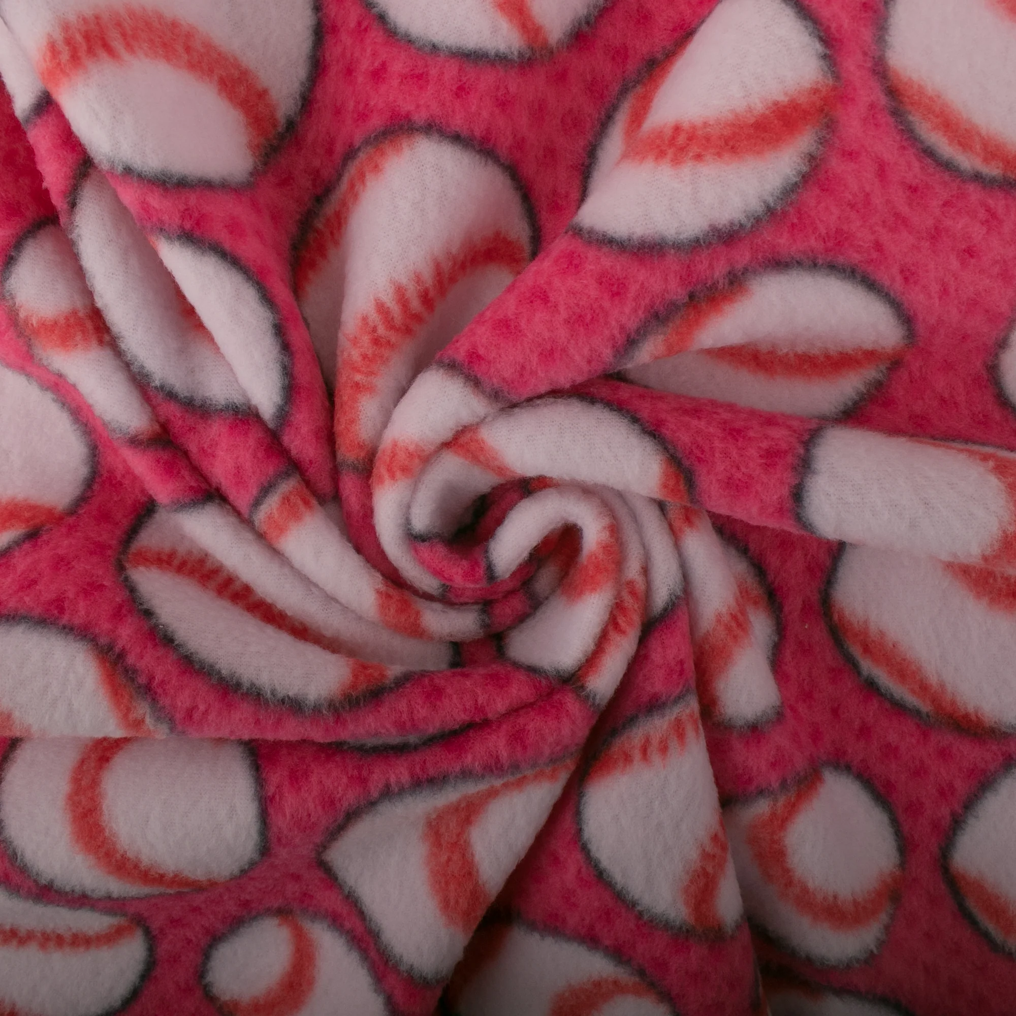 Printed Fleece - OUTBACK - Baseball ball - Pink - Image 2