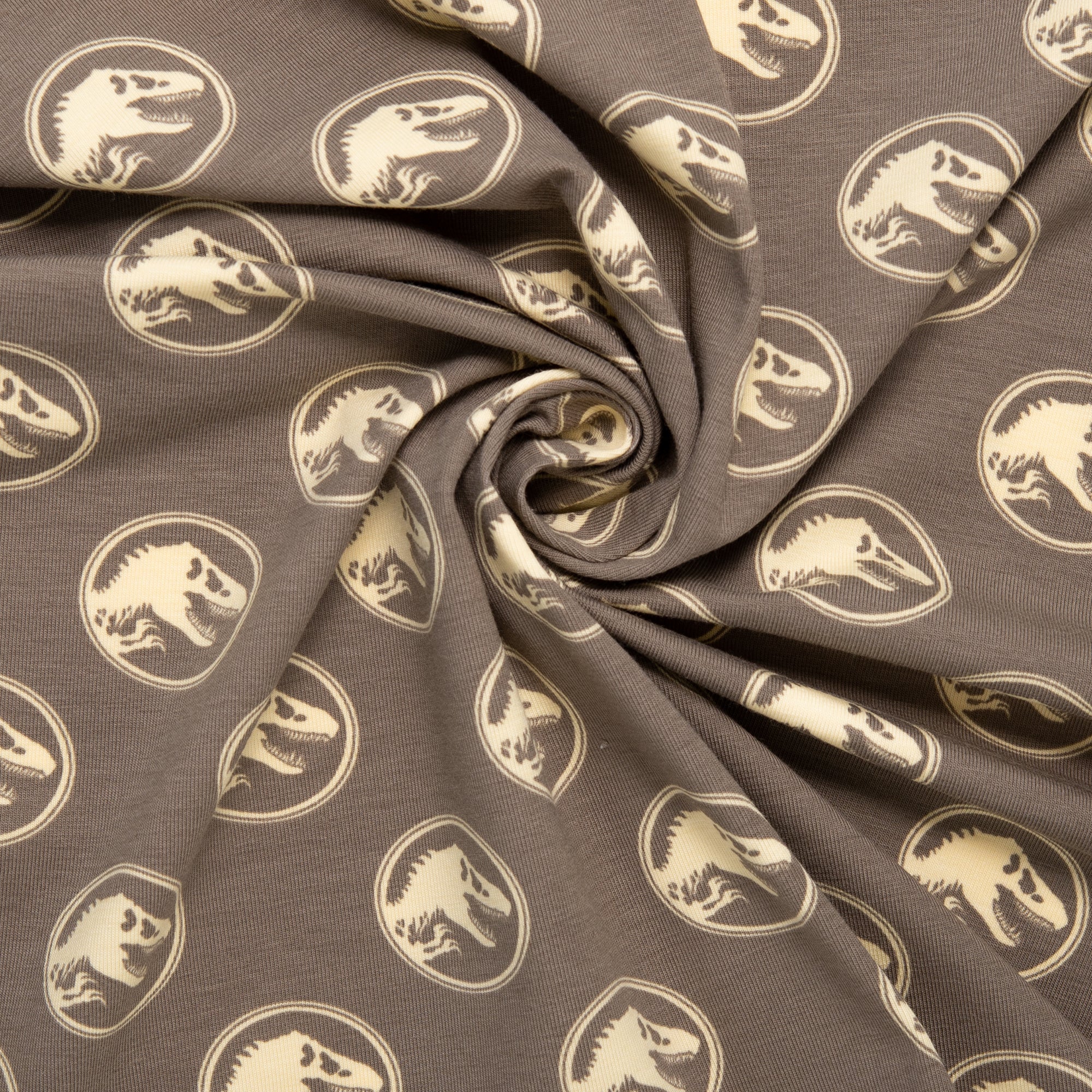 Printed knit - IMA-GINE F22 - Jurasic park - Taupe - Image 2