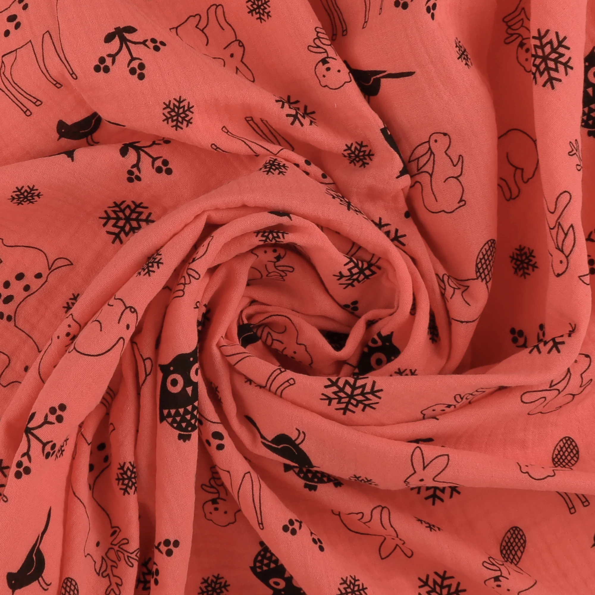 Printed Gauze Cotton - NAP TIME - 005 - Water Melon - Image 2