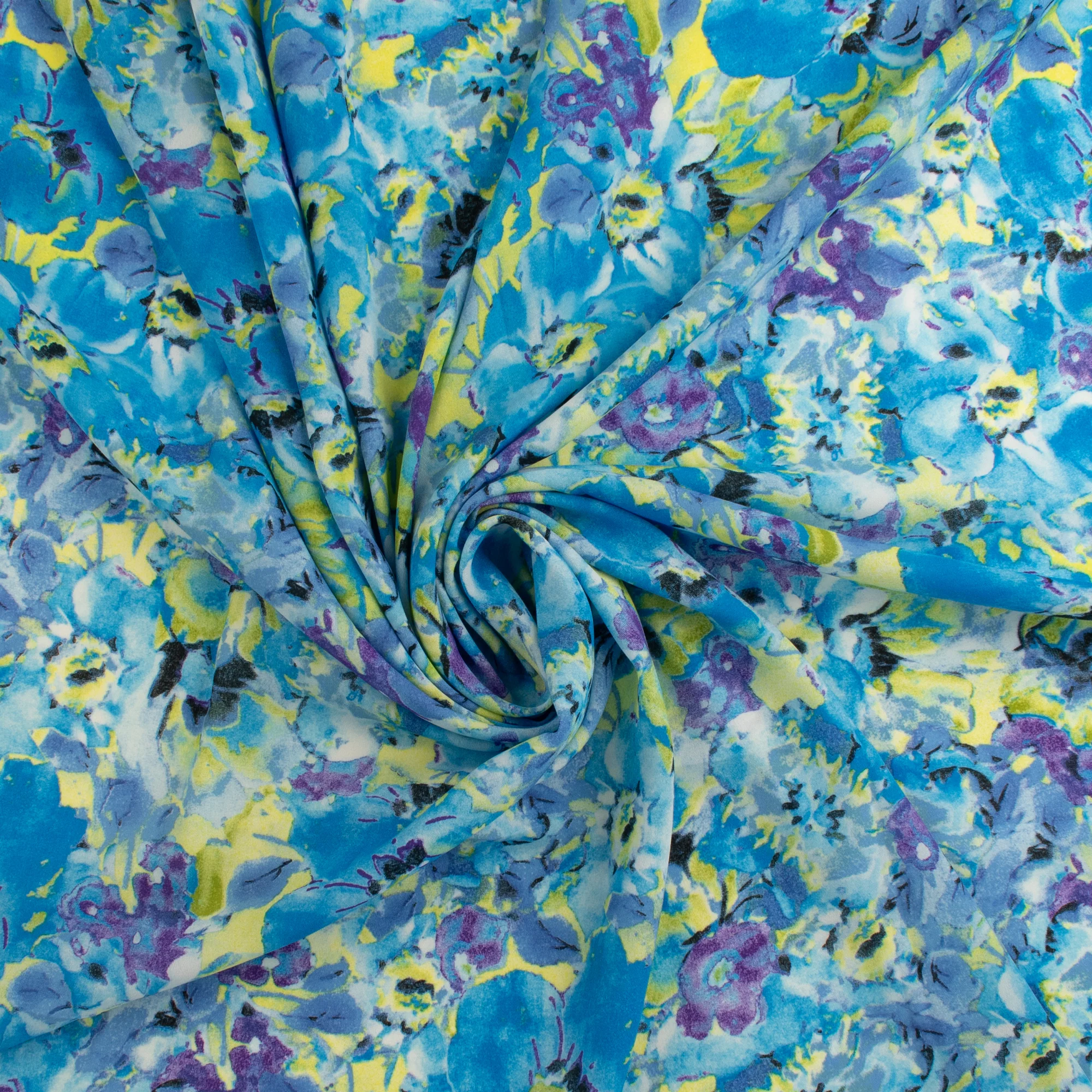 Printed Georgette - ILENE - 003 - Blue - Image 2