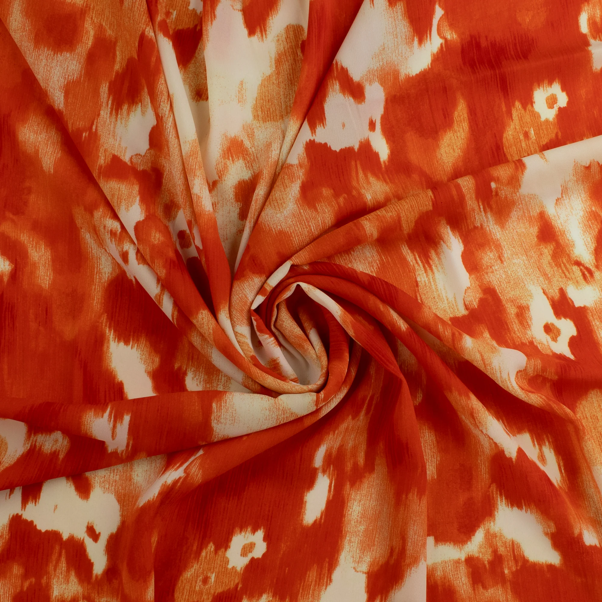 Printed Georgette - ILENE - 005 - Red - Image 2