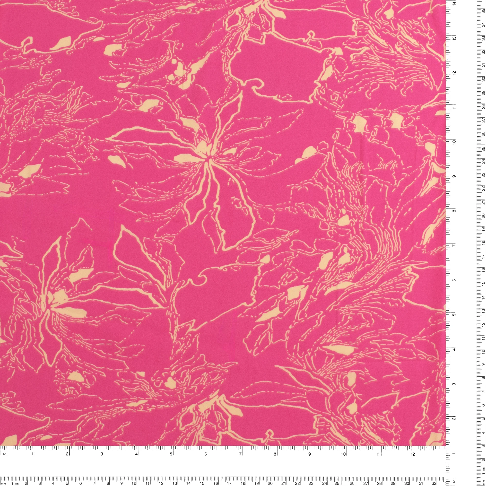 Printed Georgette - ILENE - 008 - Pink - Image 3