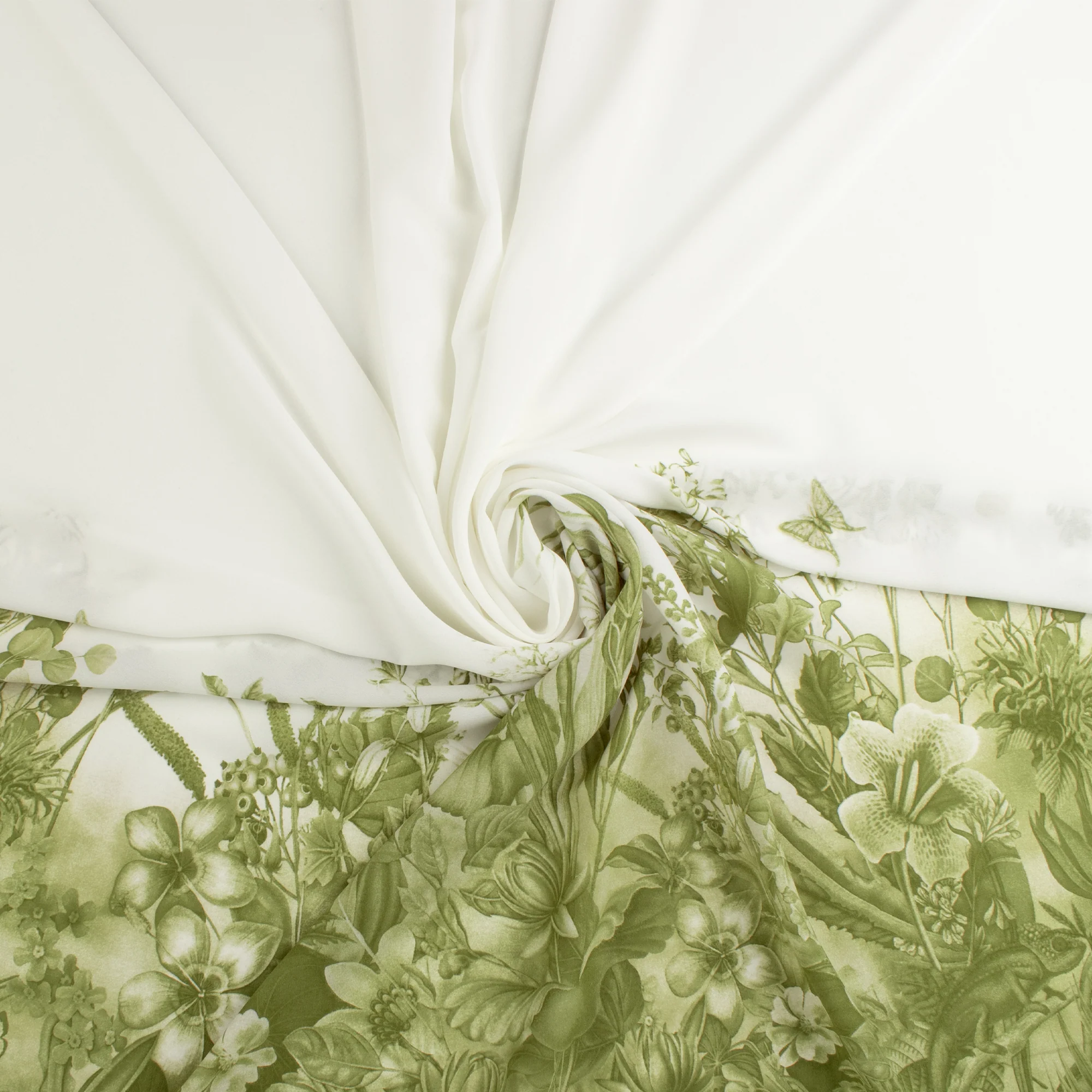 Printed Georgette - ILENE - 010 - Moss - Image 2