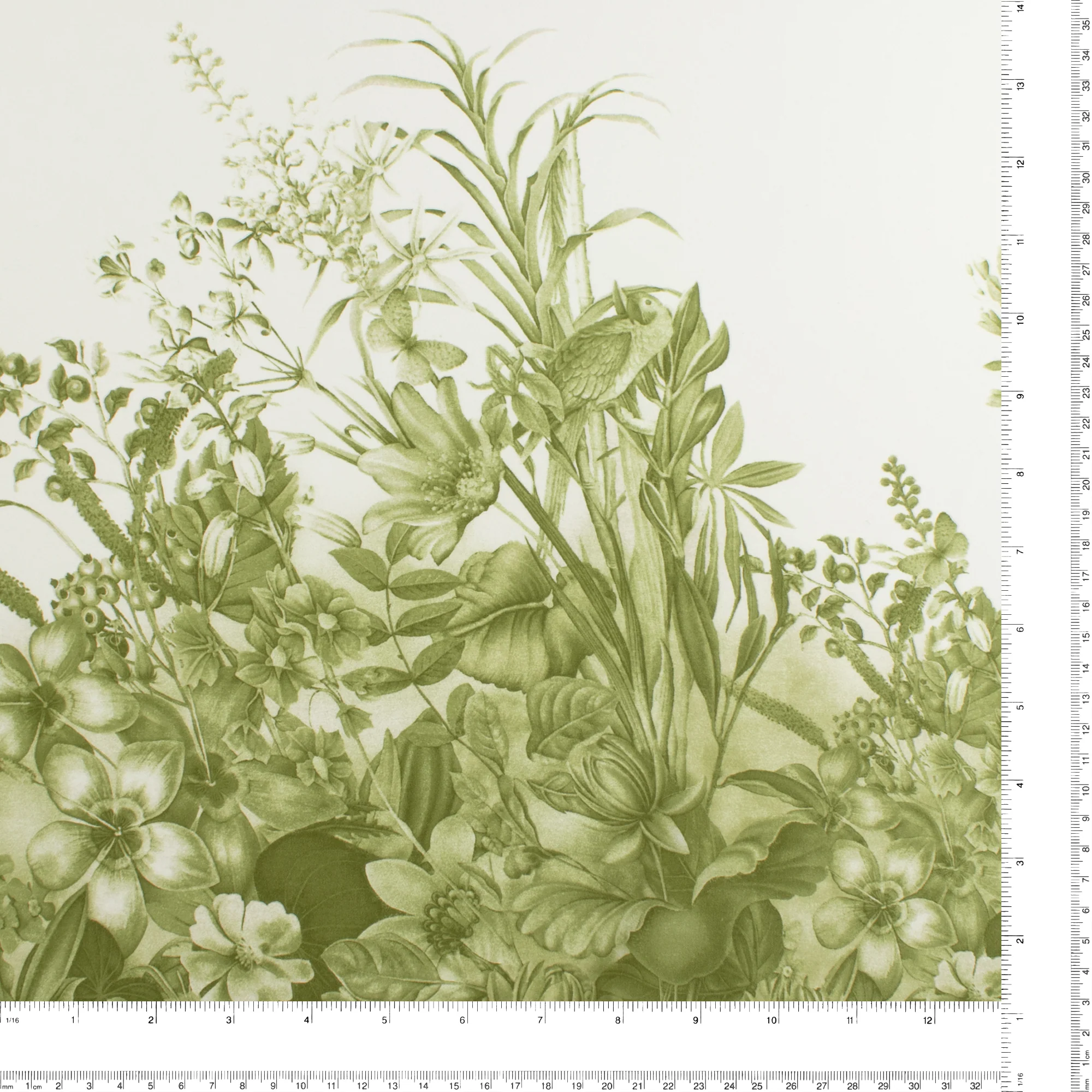 Printed Georgette - ILENE - 010 - Moss - Image 3