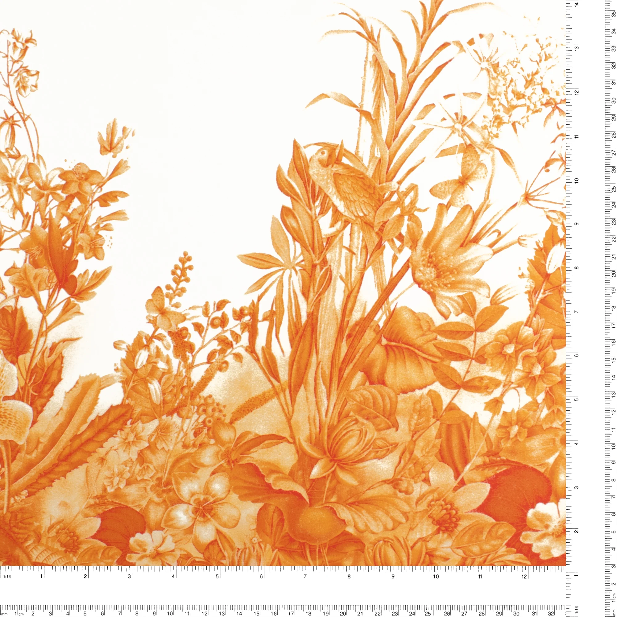 Printed Georgette - ILENE - 012 - Apricot - Image 3