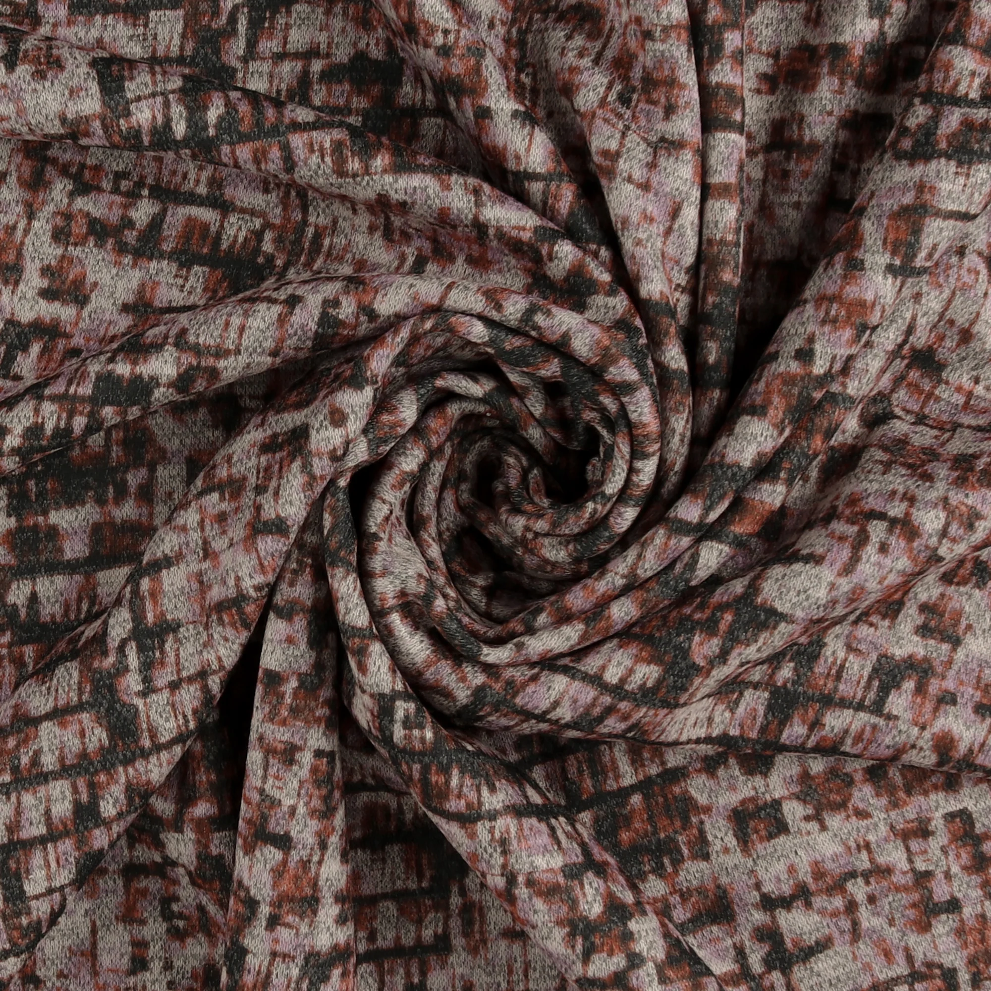 Printed Hacci Knit - NOVARA - 006 - Pink - Image 2