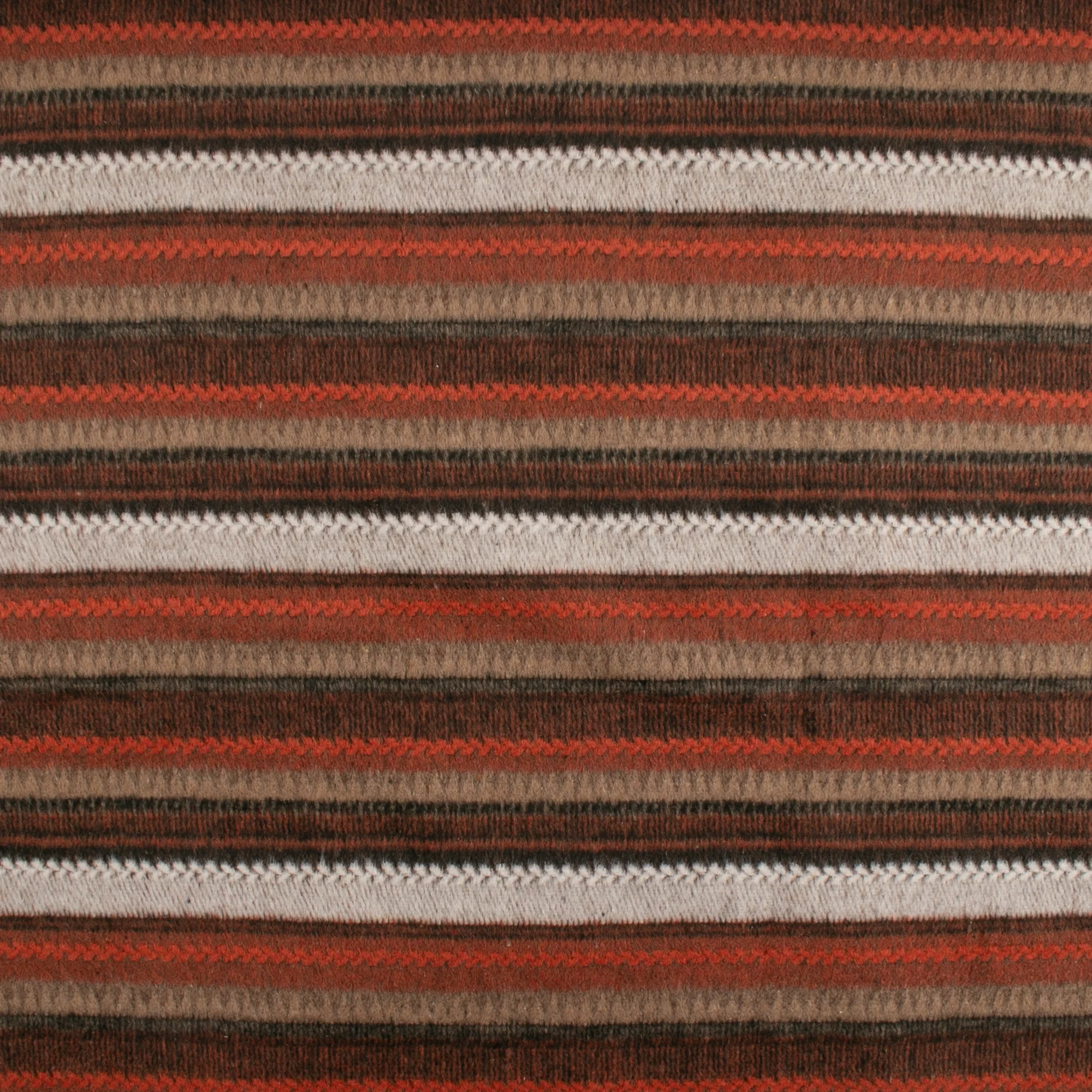 Printed Jacquard Coating - NEW MEXICO - Stripes - Orange