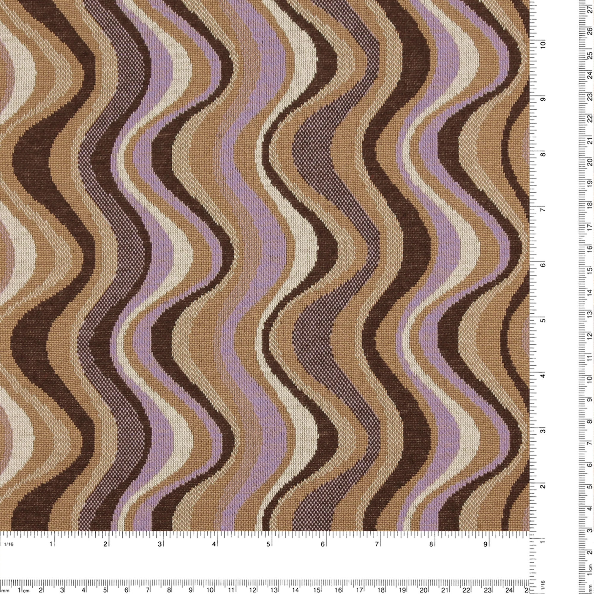 Printed Jacquard Knit - NOVARA - 001 - Light Brown - Image 3