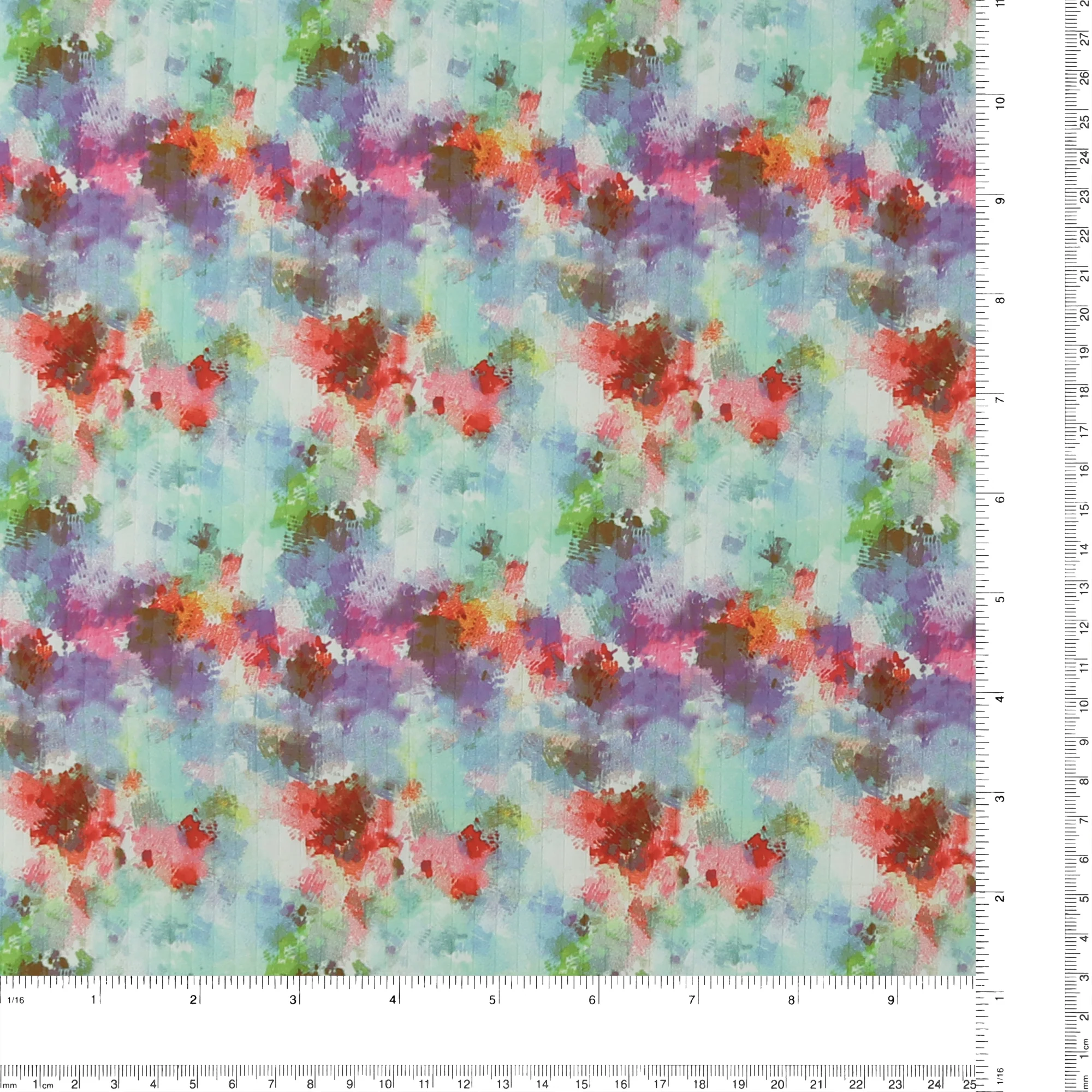 Printed Jacquard - NEWPORT - 001 - Aqua - Image 3