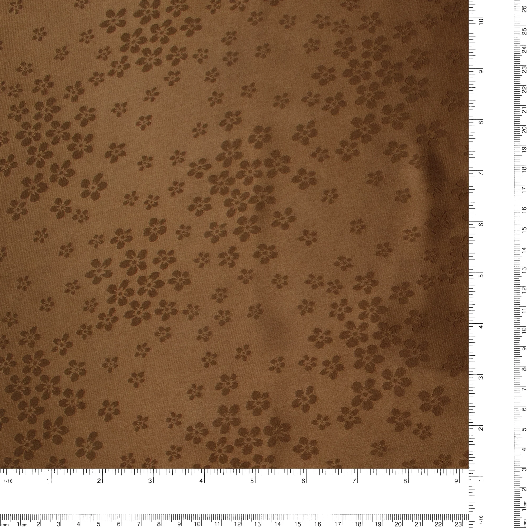 Printed Jocelyn Jacquard - Mini Floral - 843 - Cocoa - Image 3