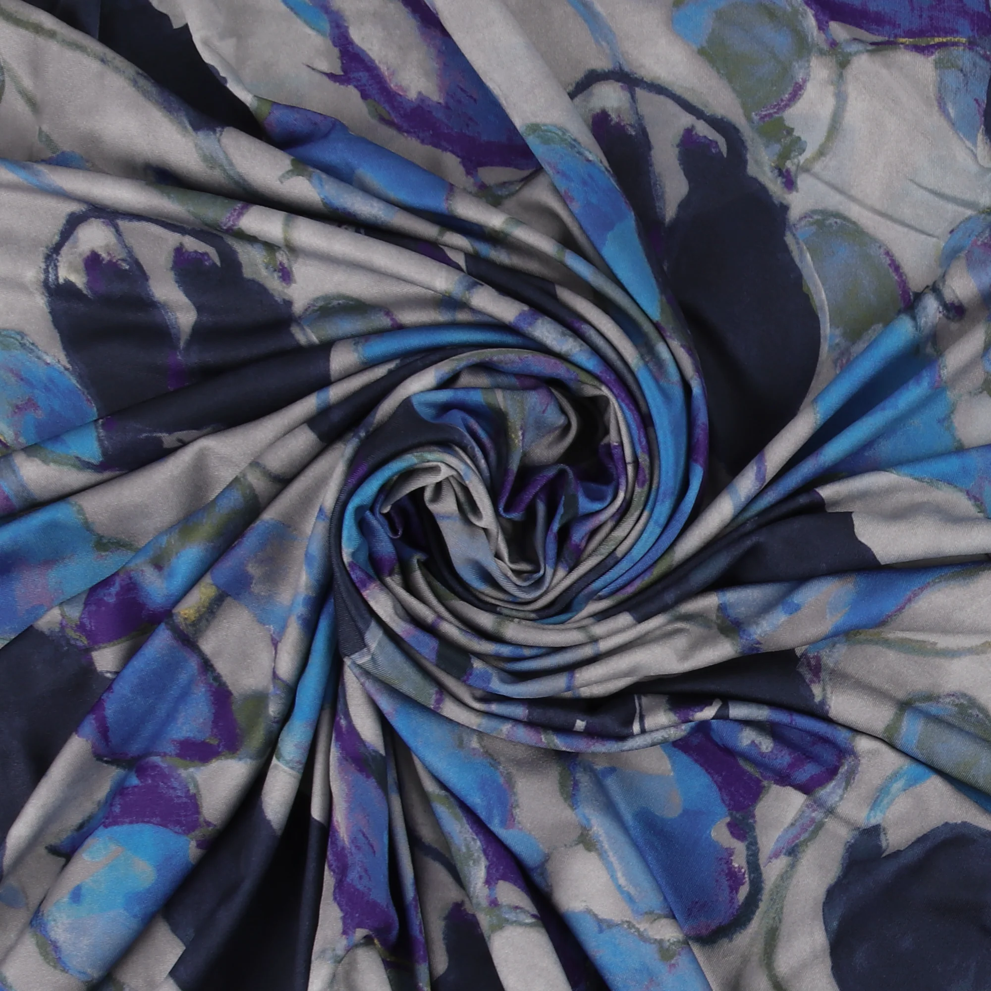 Printed Knit - DELPHINE - 012 - Blue - Image 2