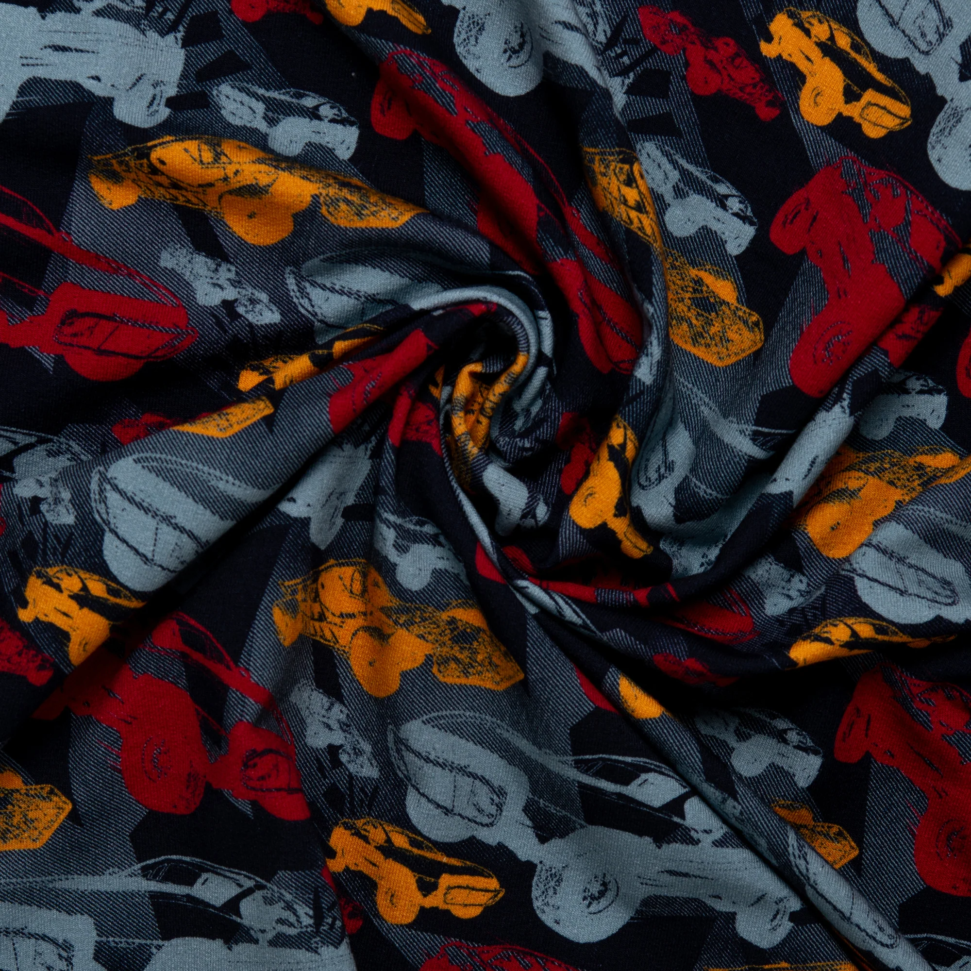 Printed Knit - FAST AND FURIOUS - Cars - Black / Red - Image 2