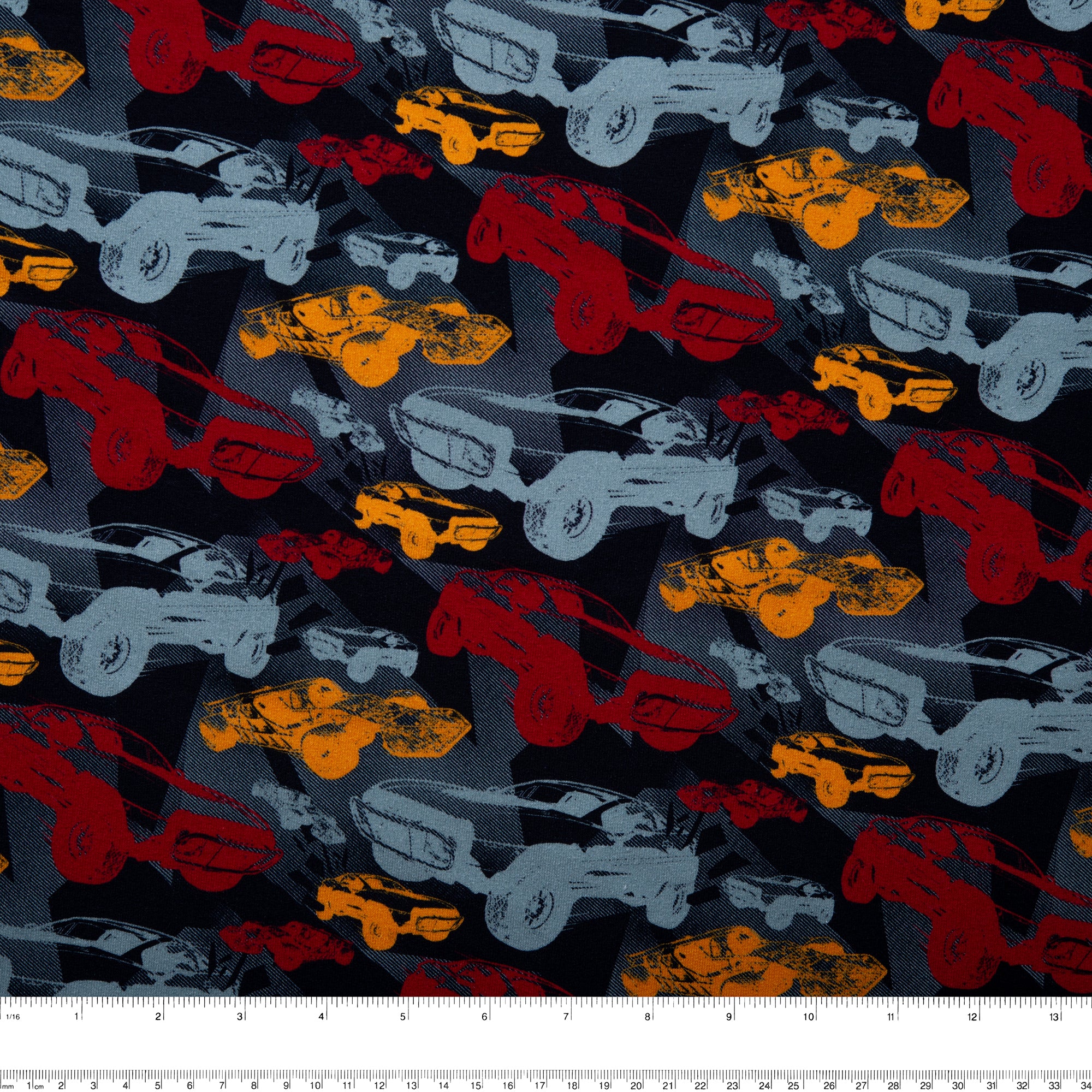 Printed Knit - FAST AND FURIOUS - Cars - Black / Red - Image 3