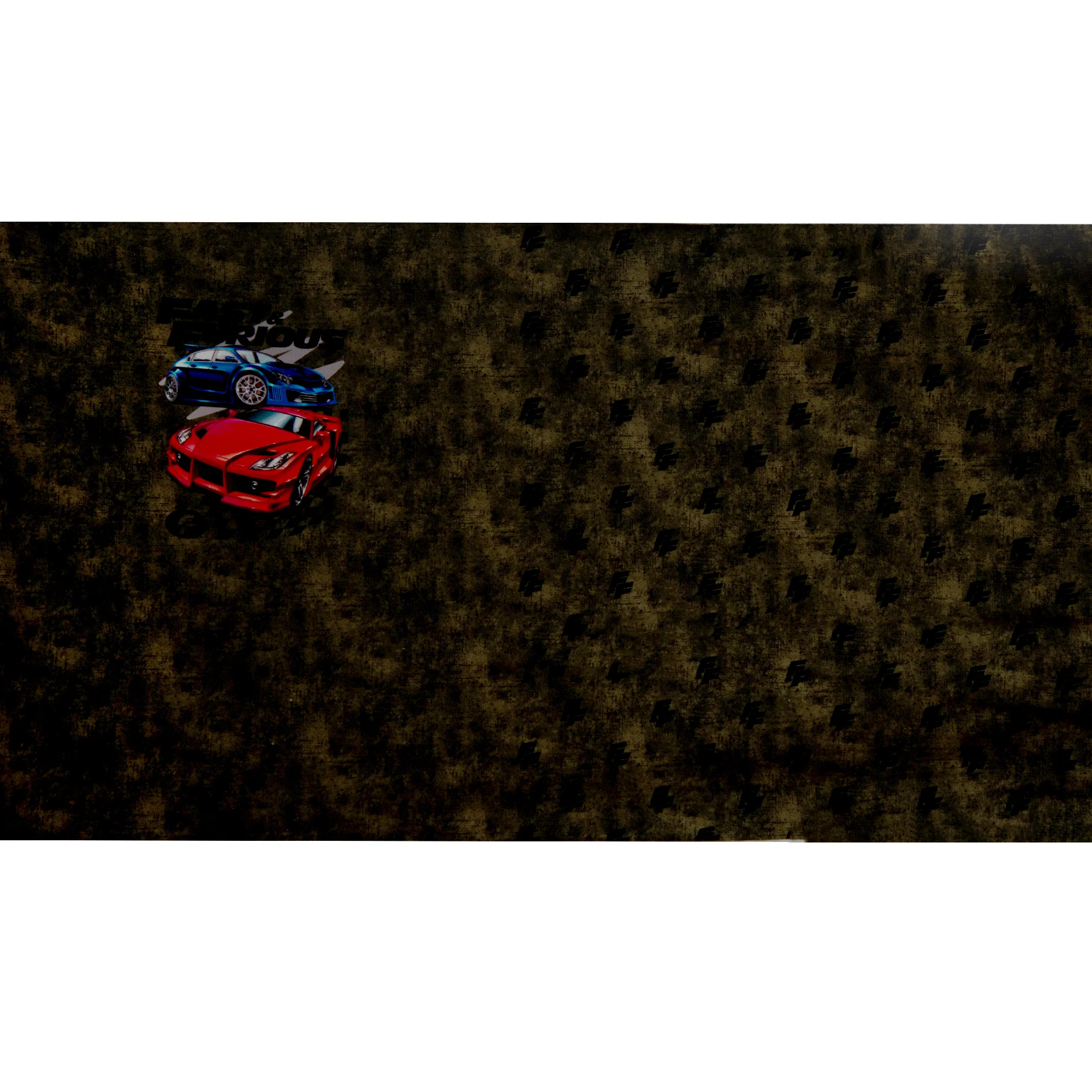 Printed Knit - FAST AND FURIOUS - Panel car 25'' X 59'' (63 X 150 cm) - Green