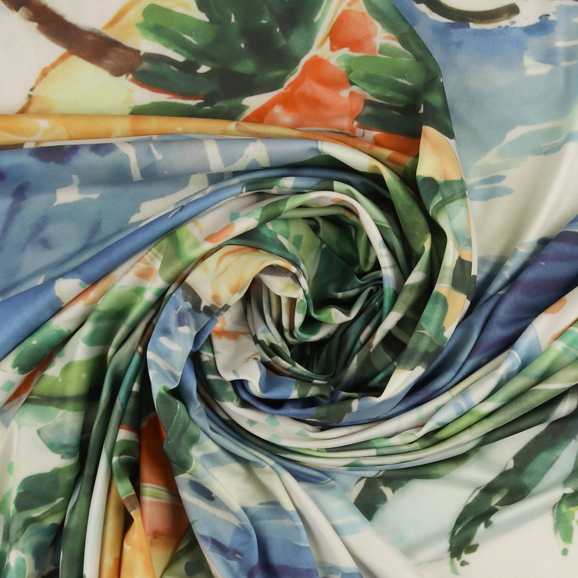 Printed Knit - IBIZA - 003 - Blue - Image 2