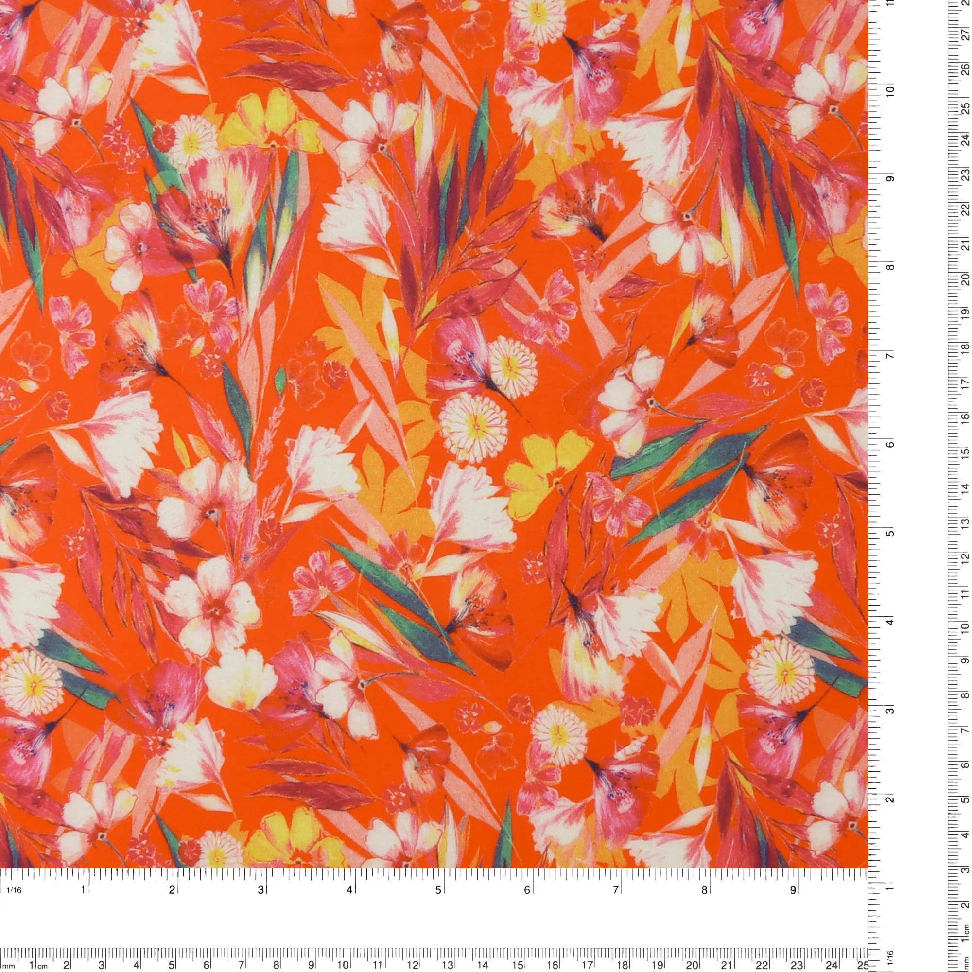 Printed Knit - IBIZA - 004 - Tangerine - Image 3