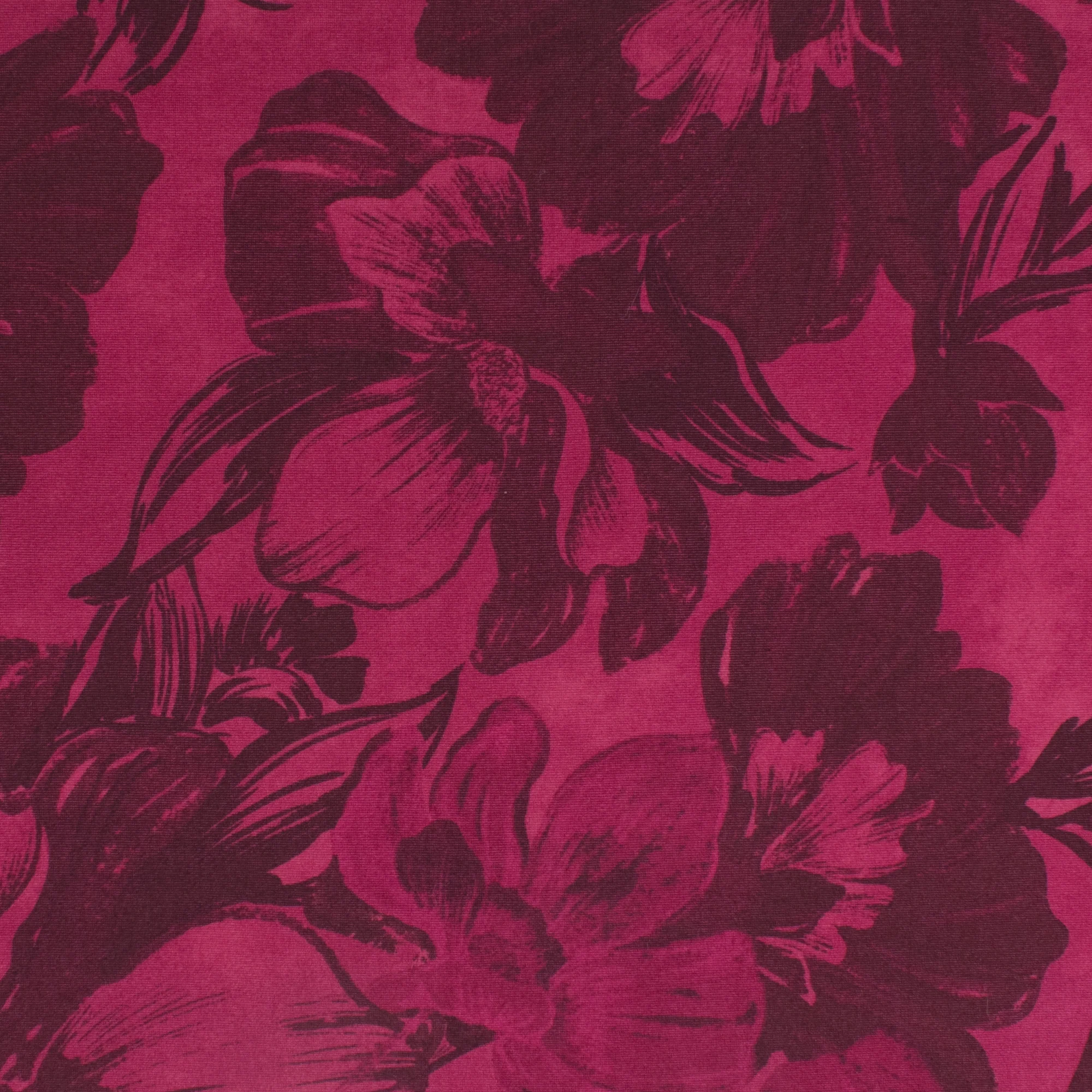 Printed Knit - ISABELLA - 011 - Fuschia