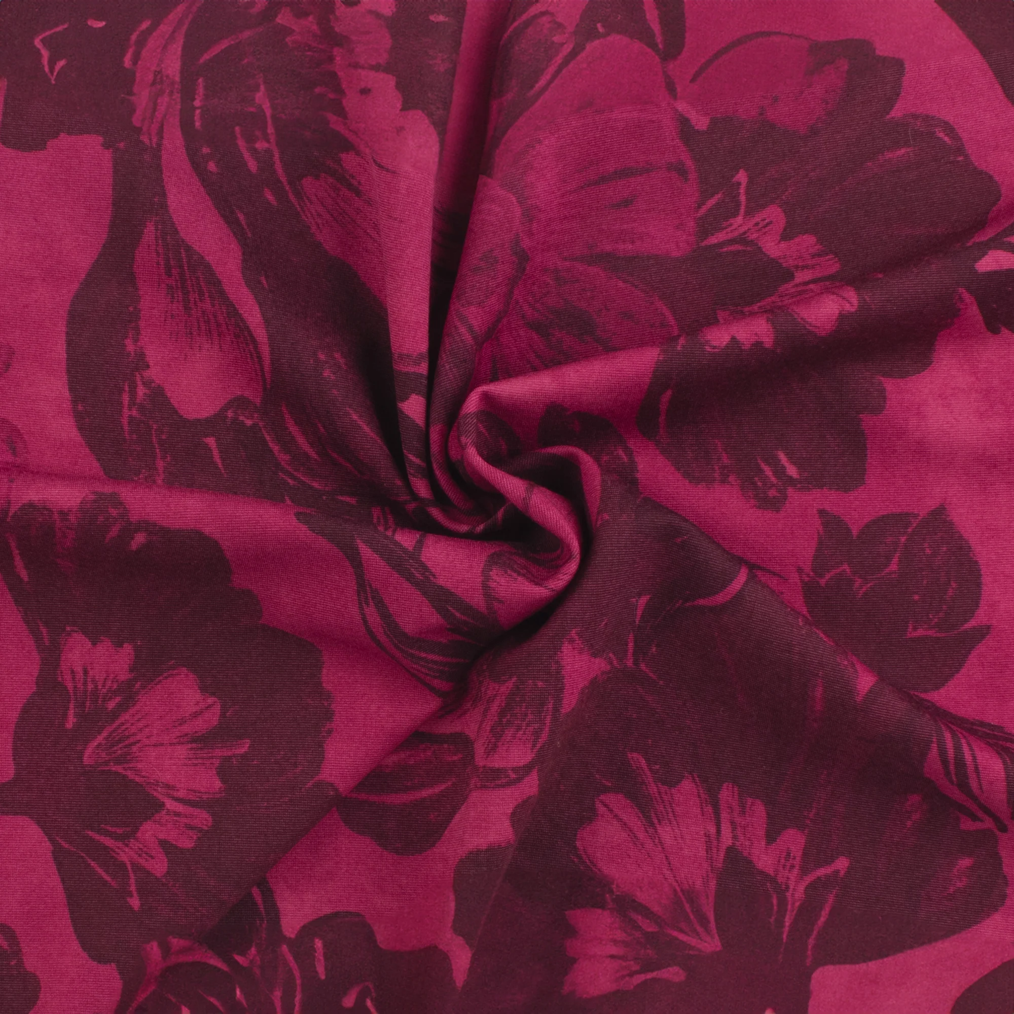Printed Knit - ISABELLA - 011 - Fuschia - Image 2