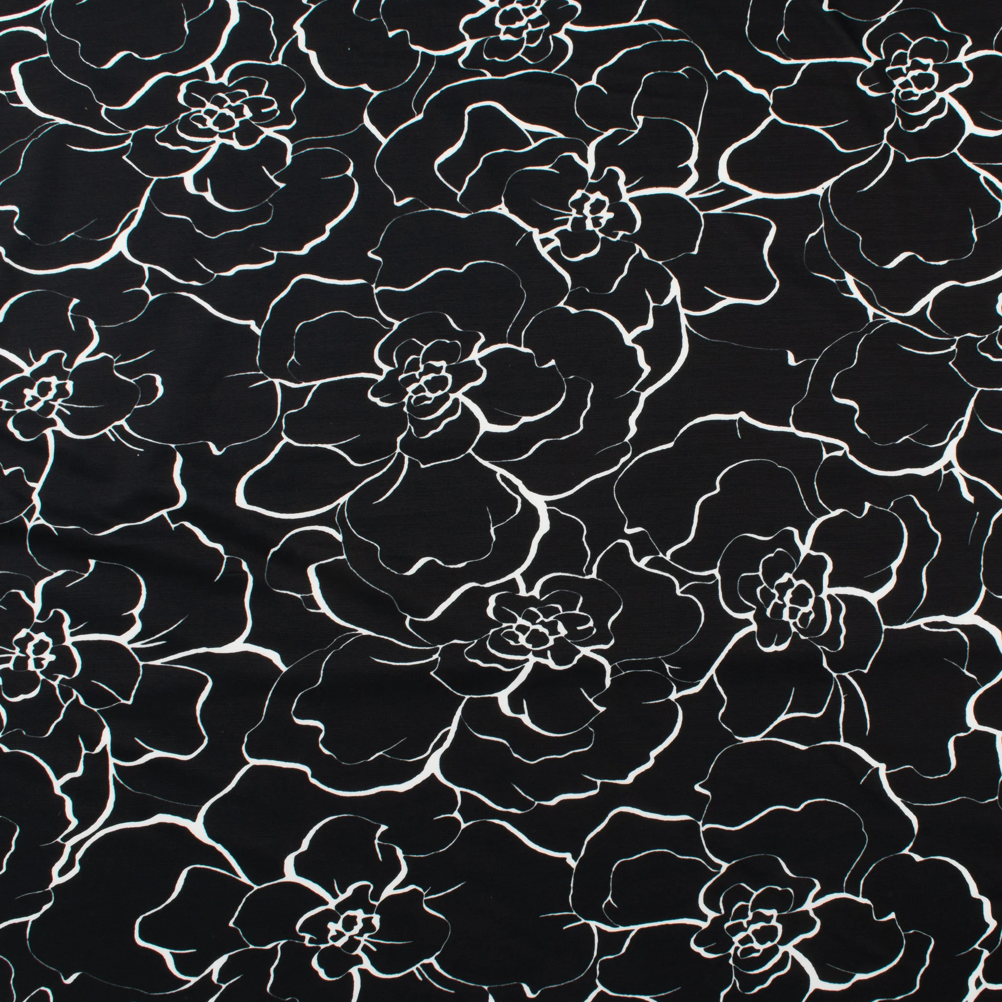Printed Knit - MUSE - 005 - Black