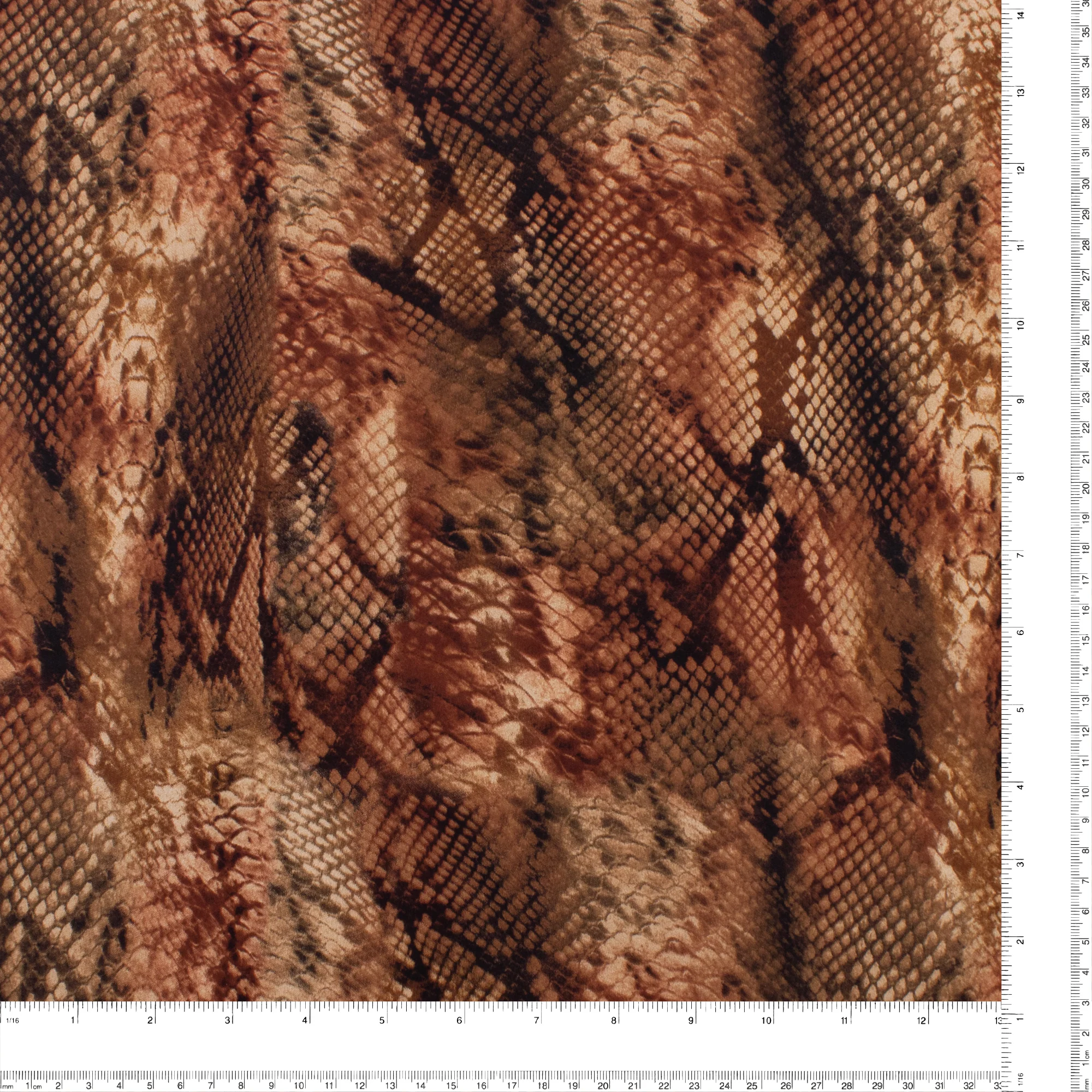 Printed knit - ROTTERDAM - 001 - Rust - Image 3