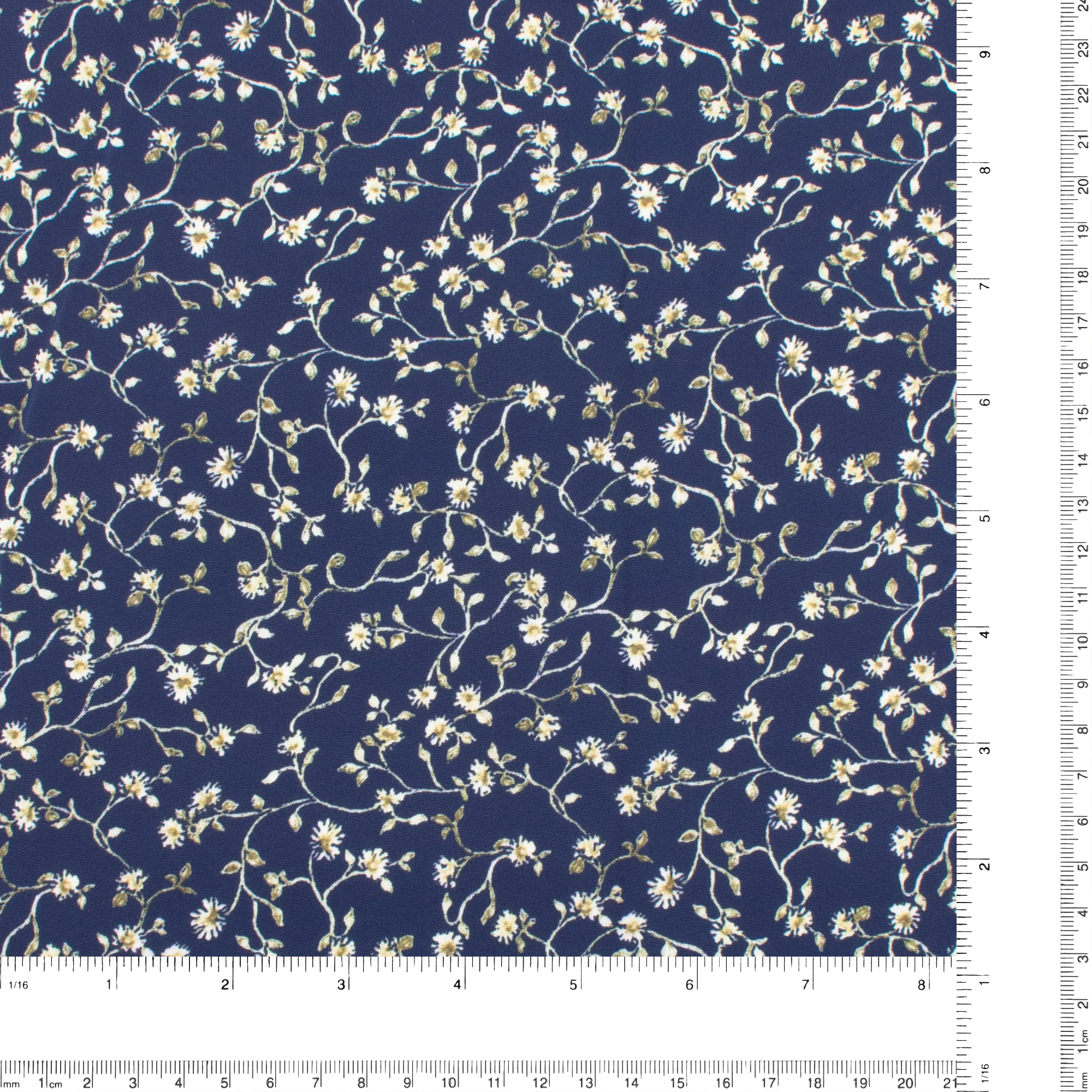 Printed Knit - SAGE - 004 - Navy - Image 3