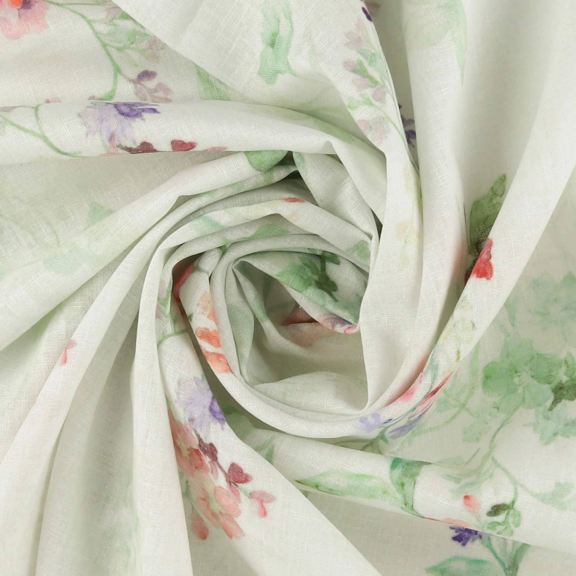 Printed Linen - GALWAY - 004 - Offwhite - Image 2