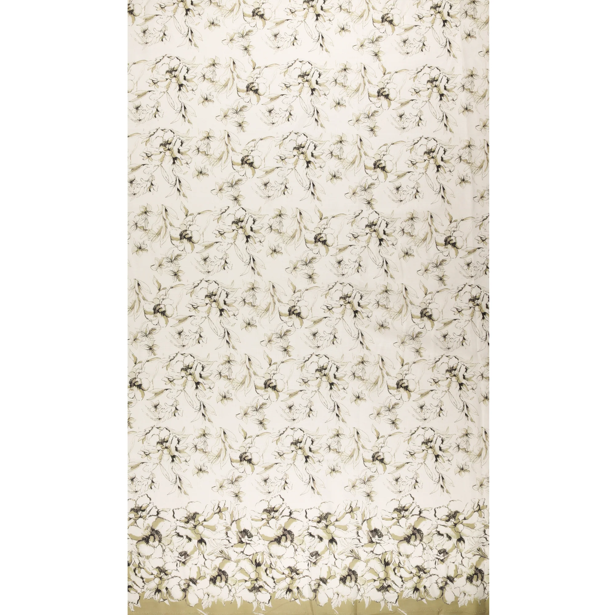 Printed Linen - GALWAY - 006 - Green - Image 4