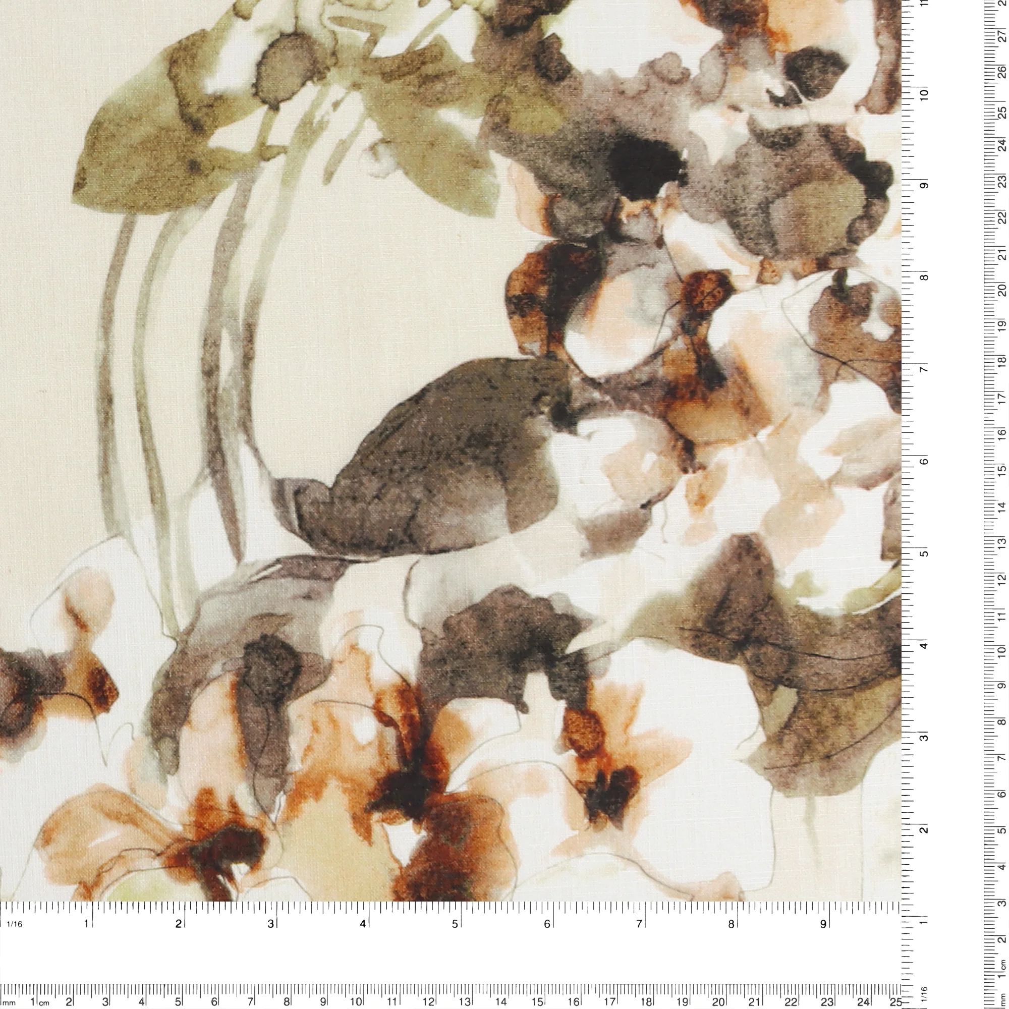Printed Linen - GALWAY - 007 - Neutral - Image 3