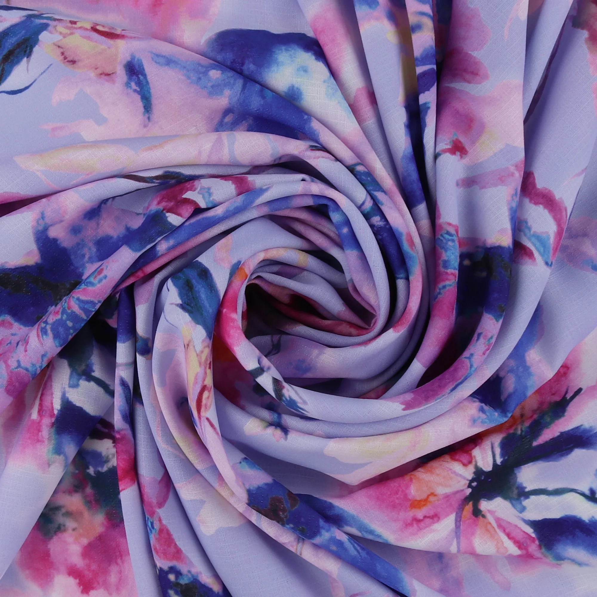 Printed Linen Look - TEXTURA - 003 - Mauve - Image 2