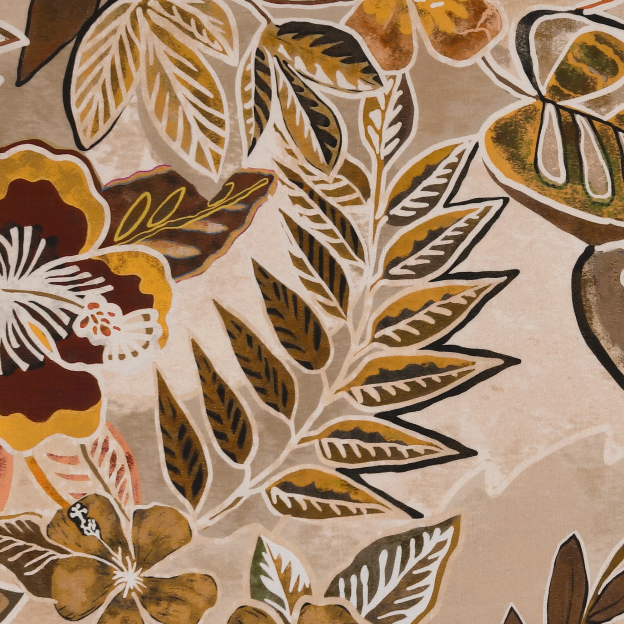 Printed Linen Look - TEXTURA - 006 - Neutral