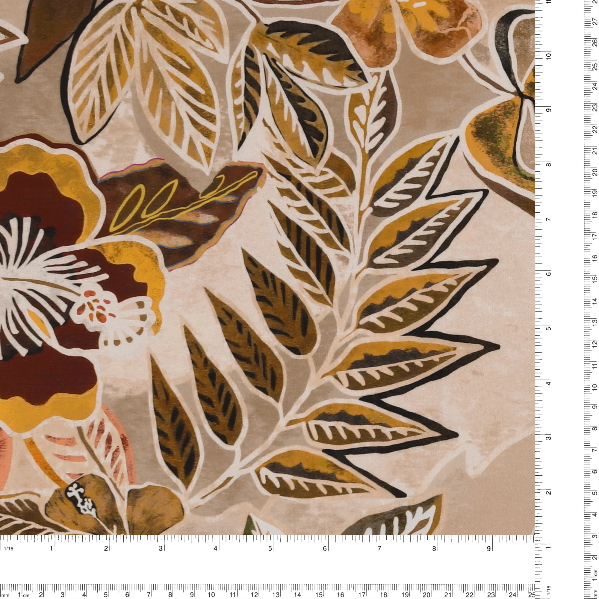 Printed Linen Look - TEXTURA - 006 - Neutral - Image 3