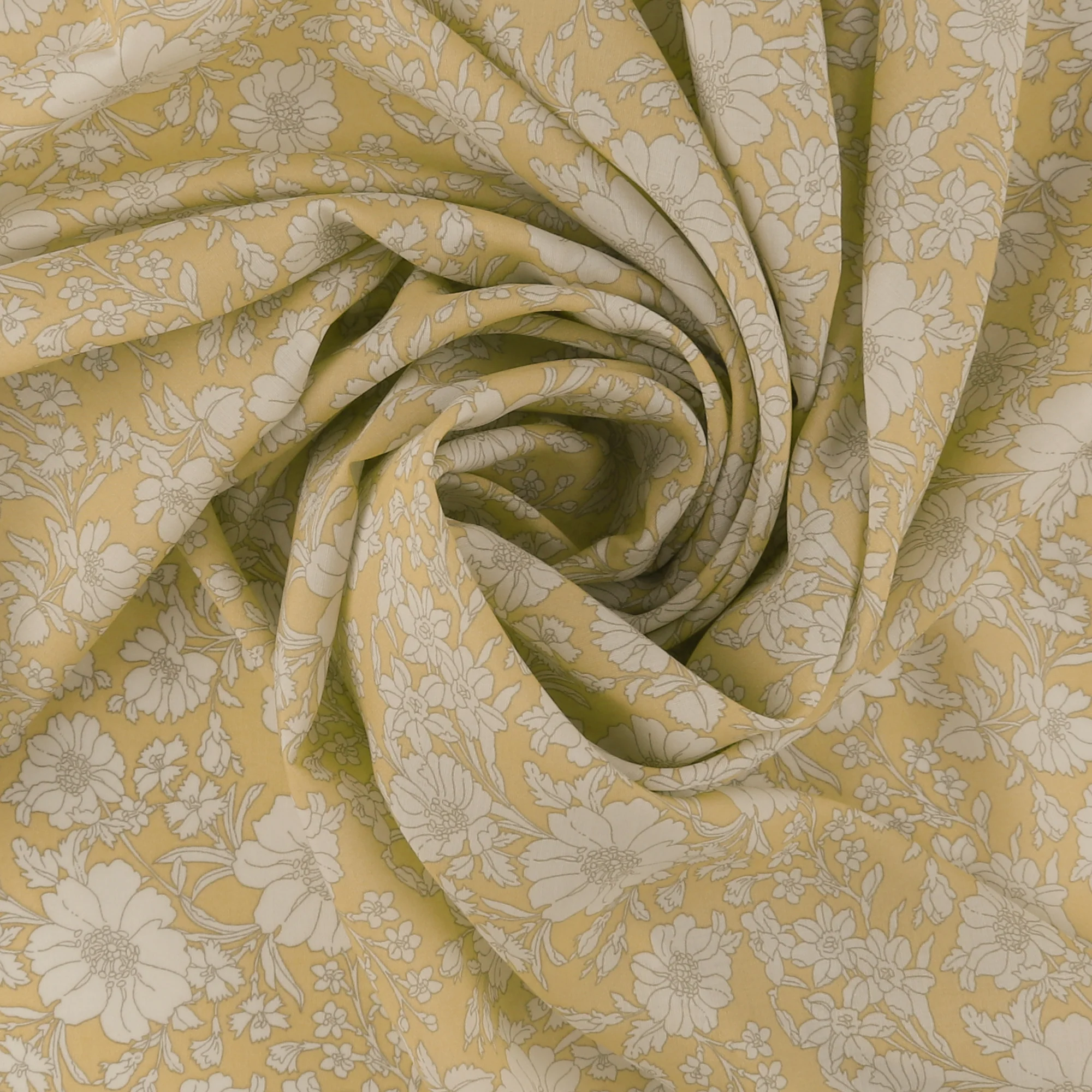 Printed Lyocell - PRINCESS CHARLOTTE - 003 - Banana - Image 2