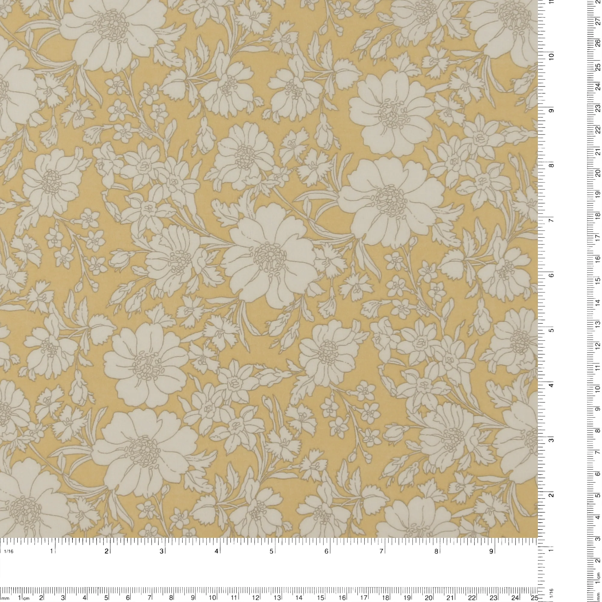 Printed Lyocell - PRINCESS CHARLOTTE - 003 - Banana - Image 3