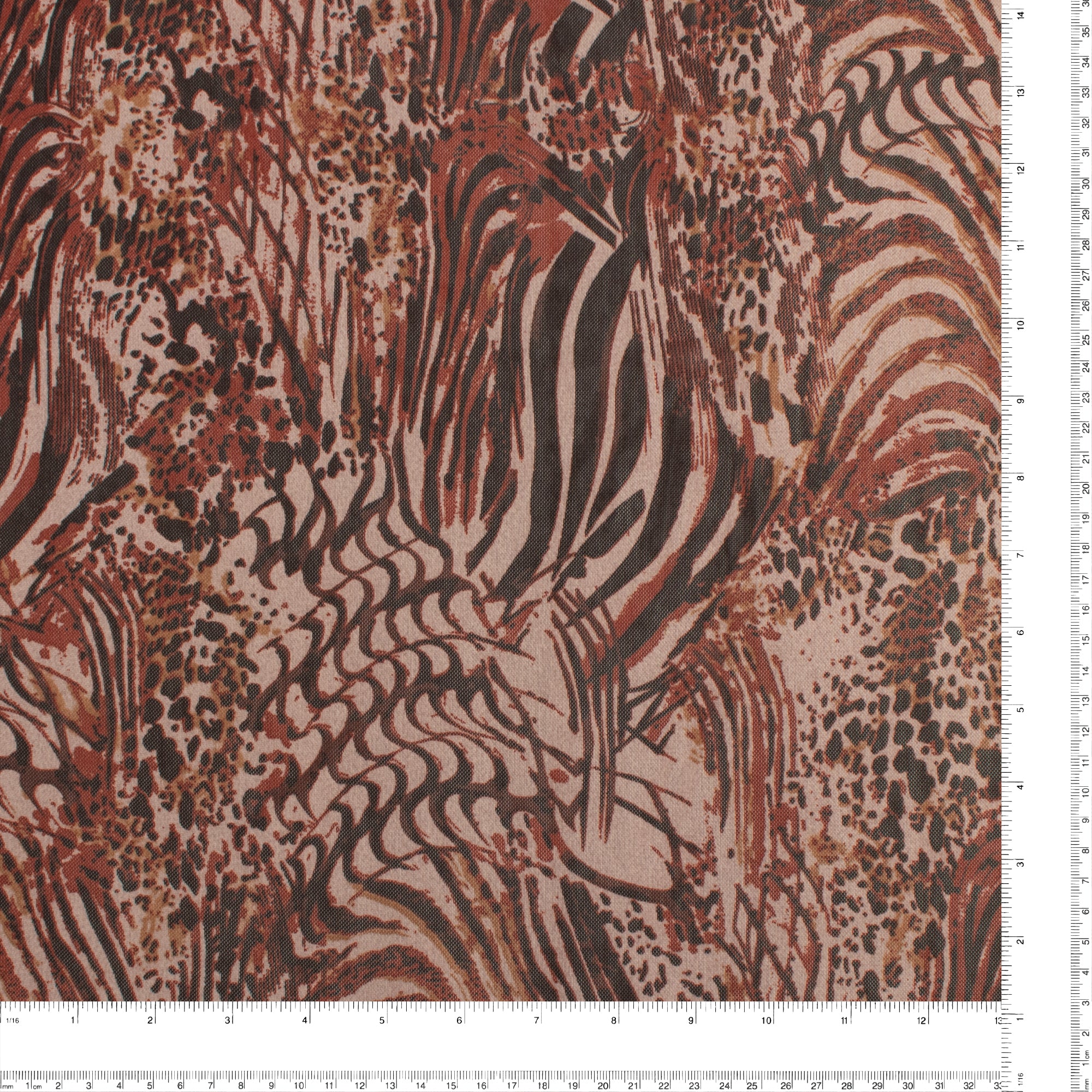 Printed Mesh - ARIELLE - 004 - Brick - Image 3