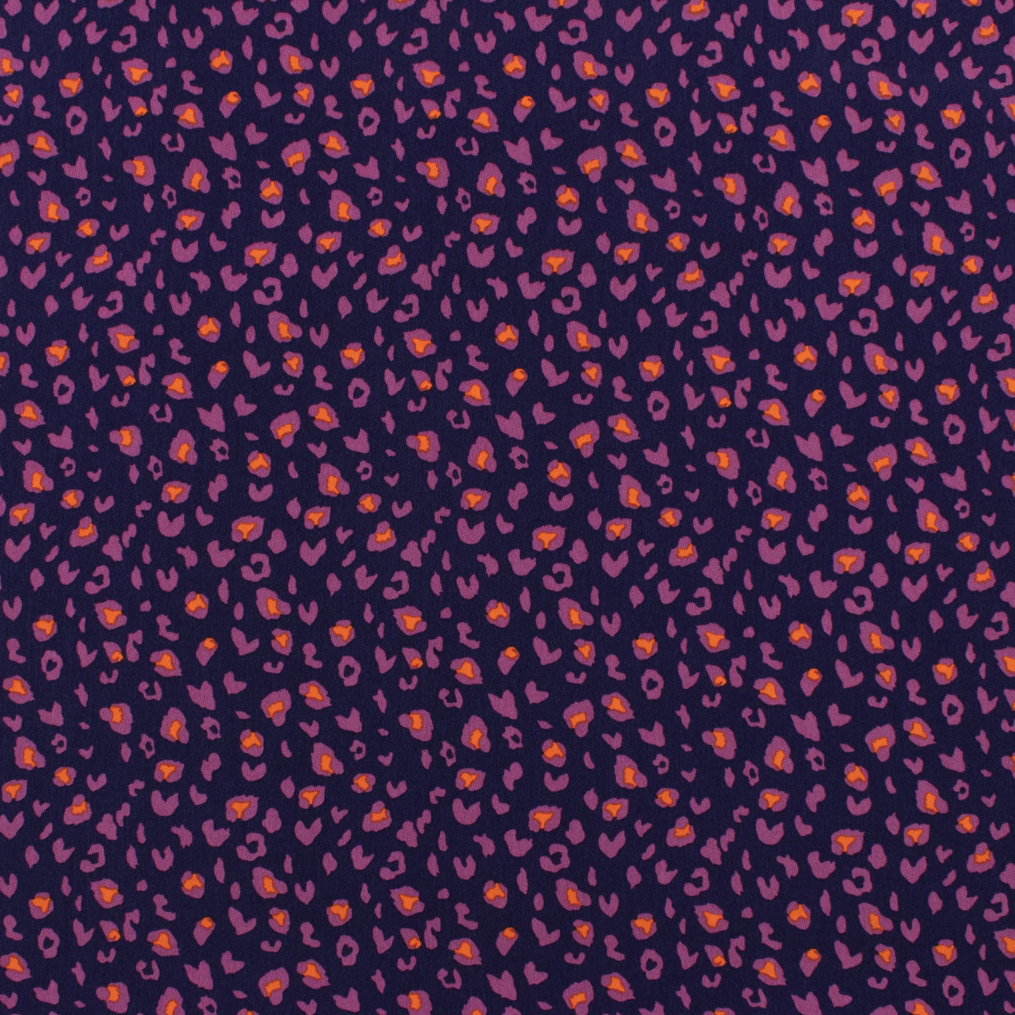 Printed Poly Crepe - ROTTERDAM - 003 - Navy