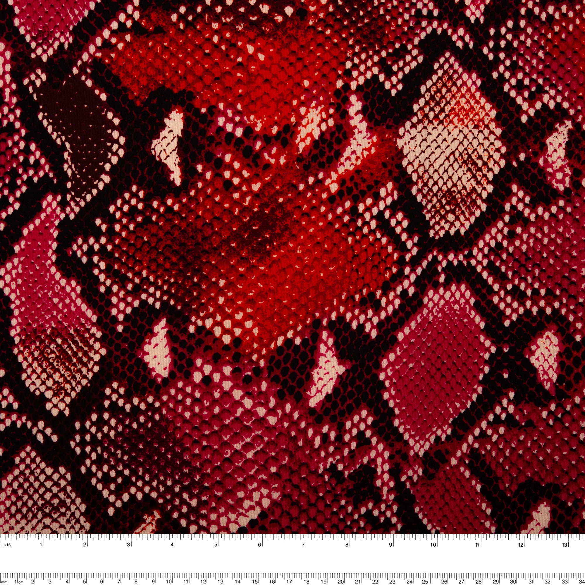 Printed Polyester Crepe - FOLKLORE - Snakes - Laurel - Image 3