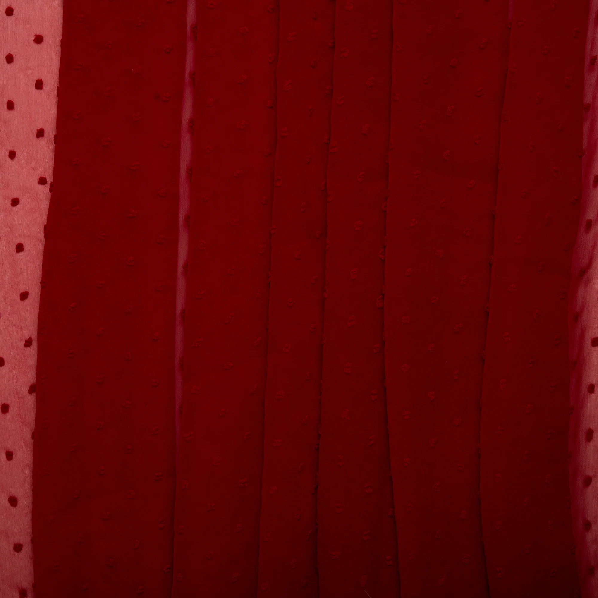 Printed polyester - OLIVIA - Stitch - Chili red - Image 4