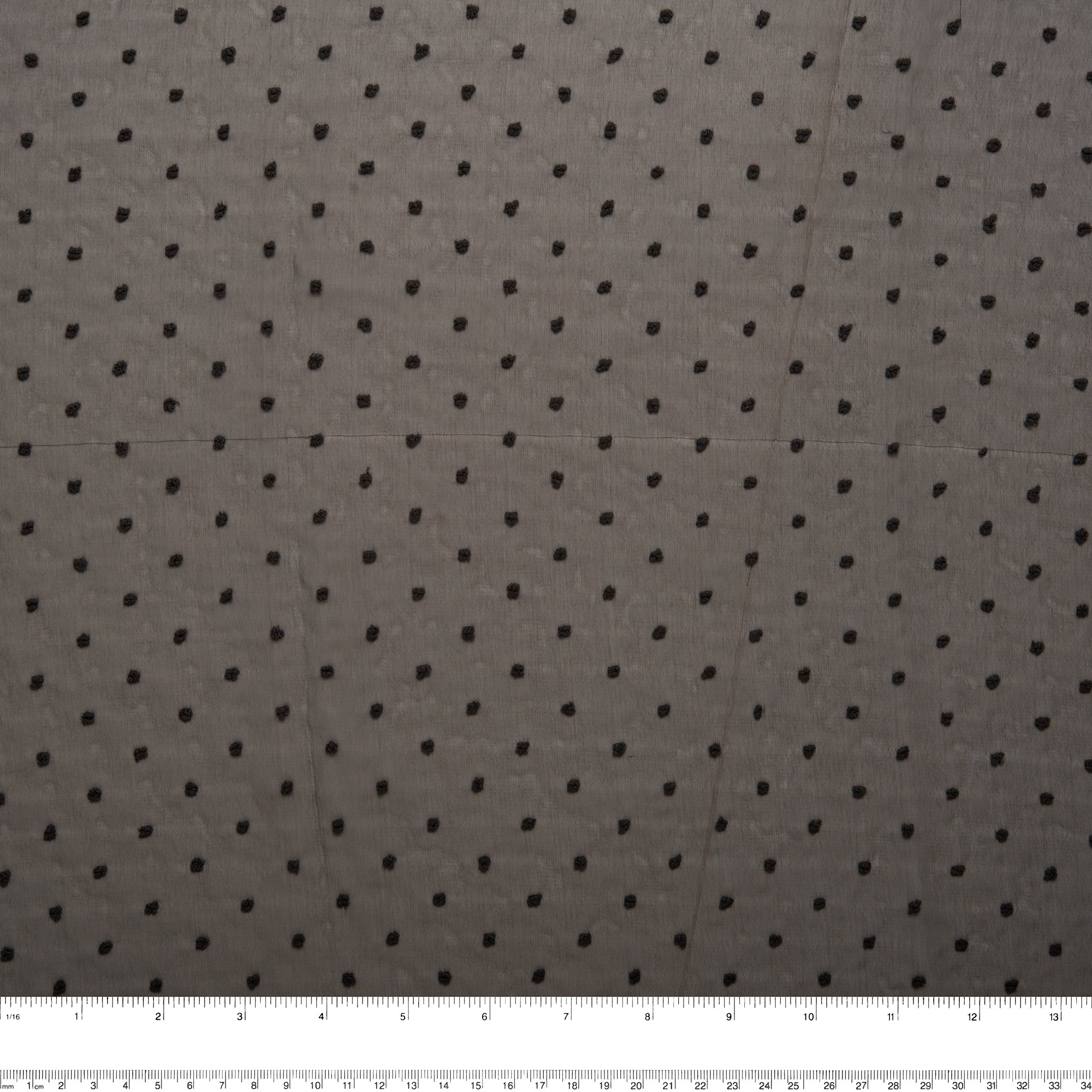 Printed polyester - OLIVIA - Stitch - Smoke - Image 3
