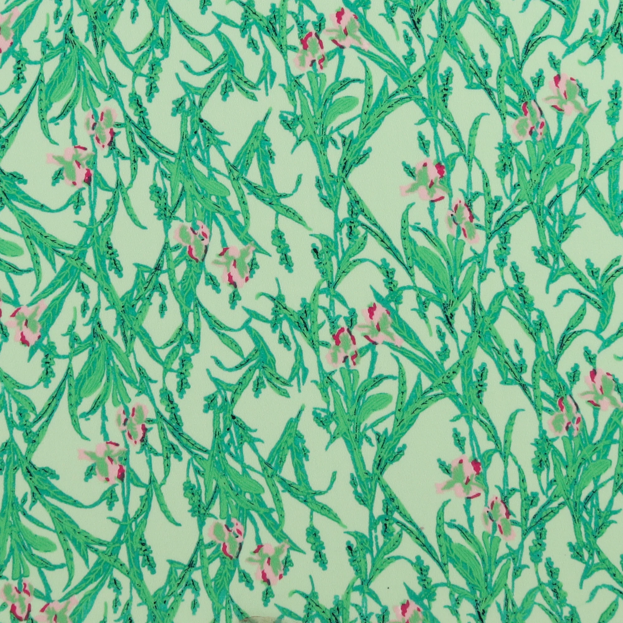 Printed polyester - TESSA - 015 - Light Green