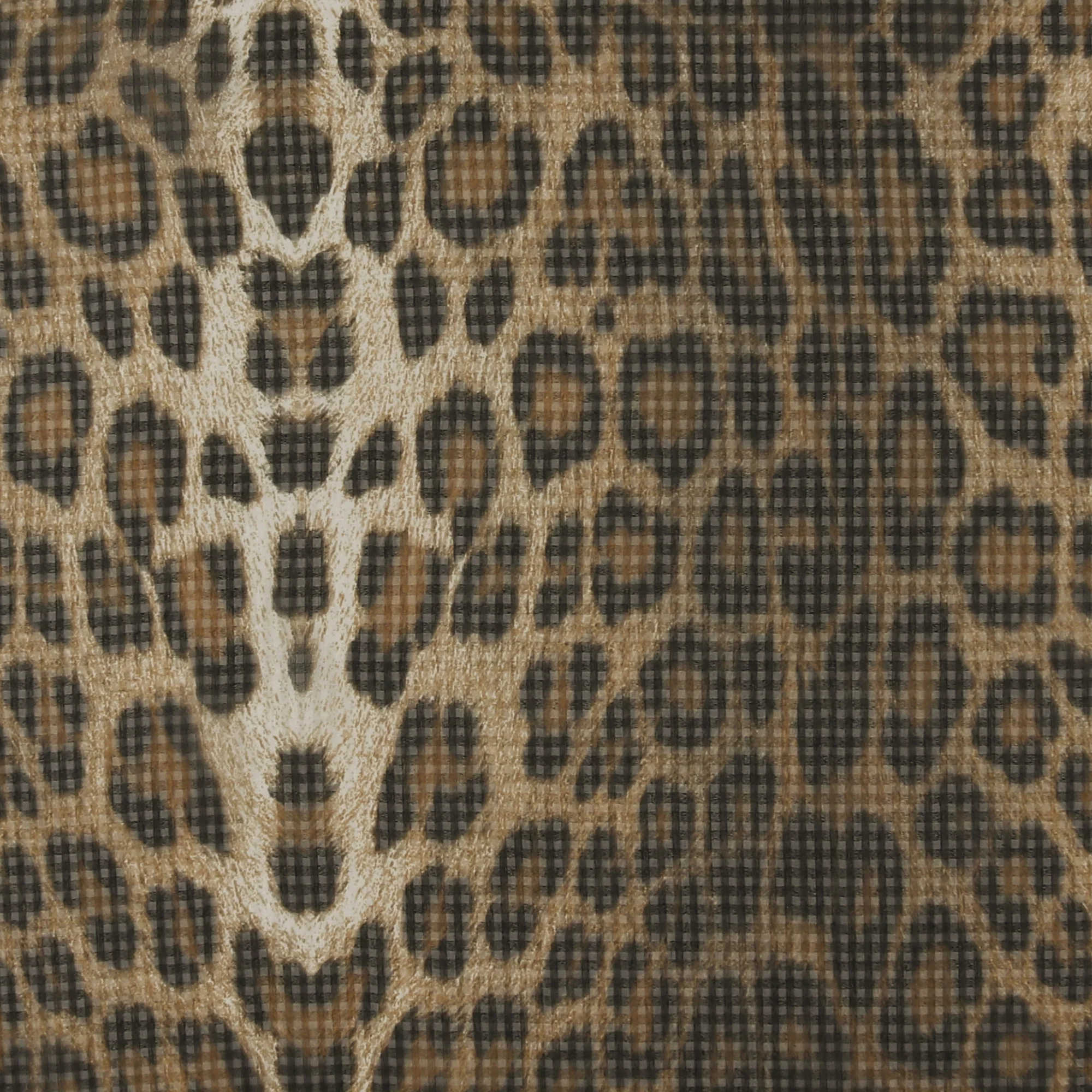 Printed Pure Silk - 006 - Leopard